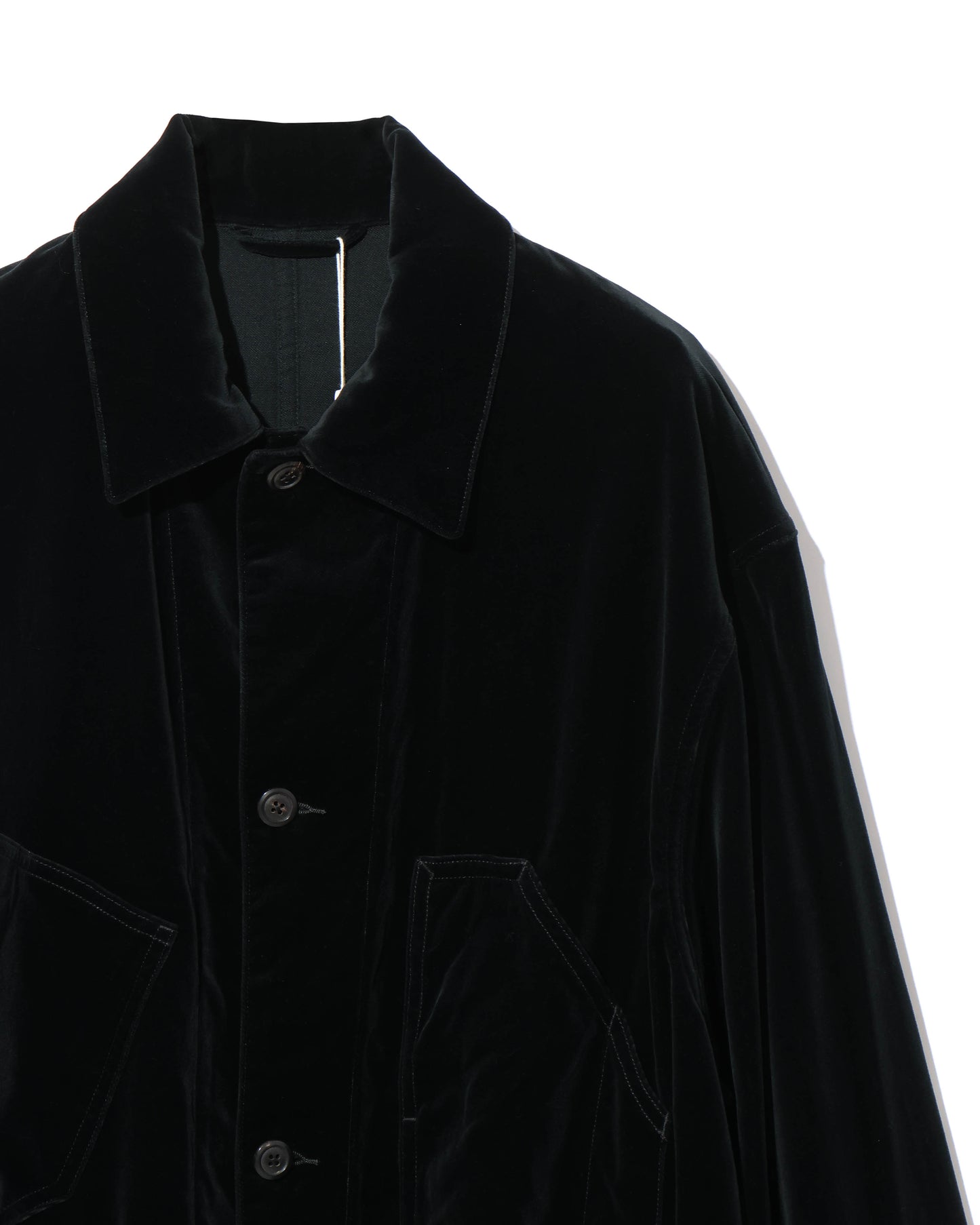 Velvet Work Jacket Black