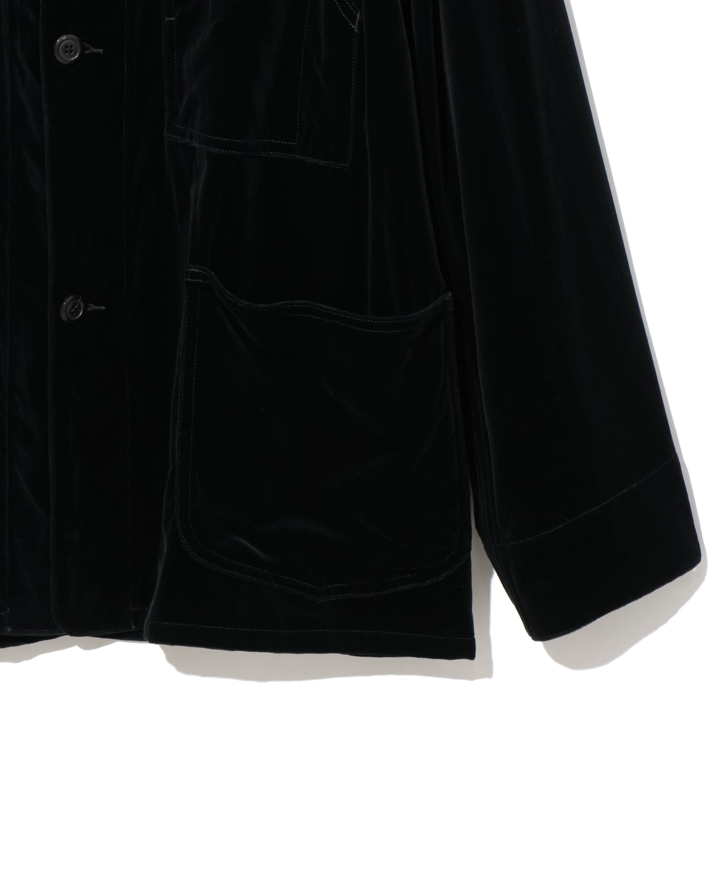 Velvet Work Jacket Black