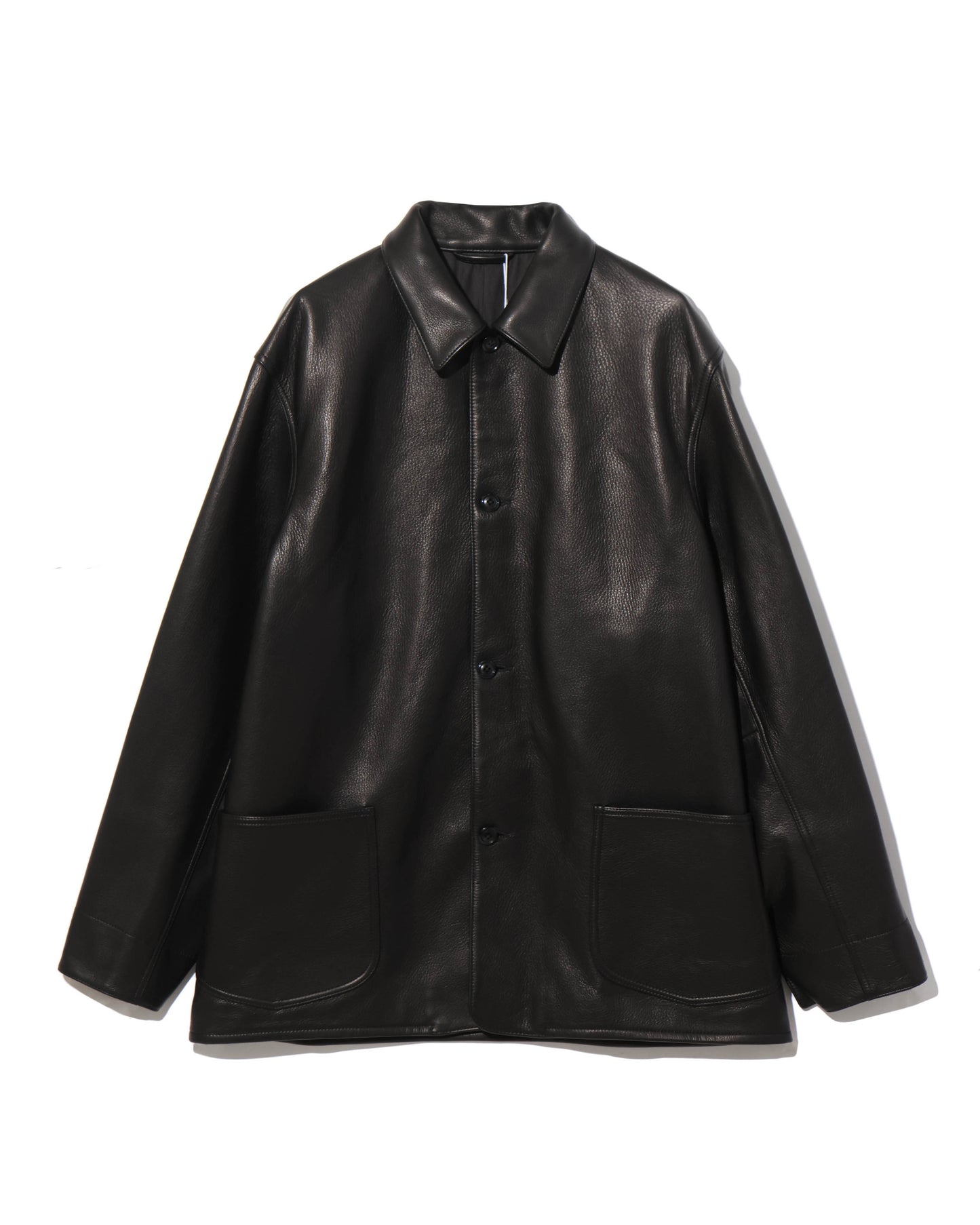Steer Leather Coverall Black