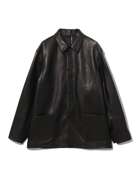 Steer Leather Coverall Black
