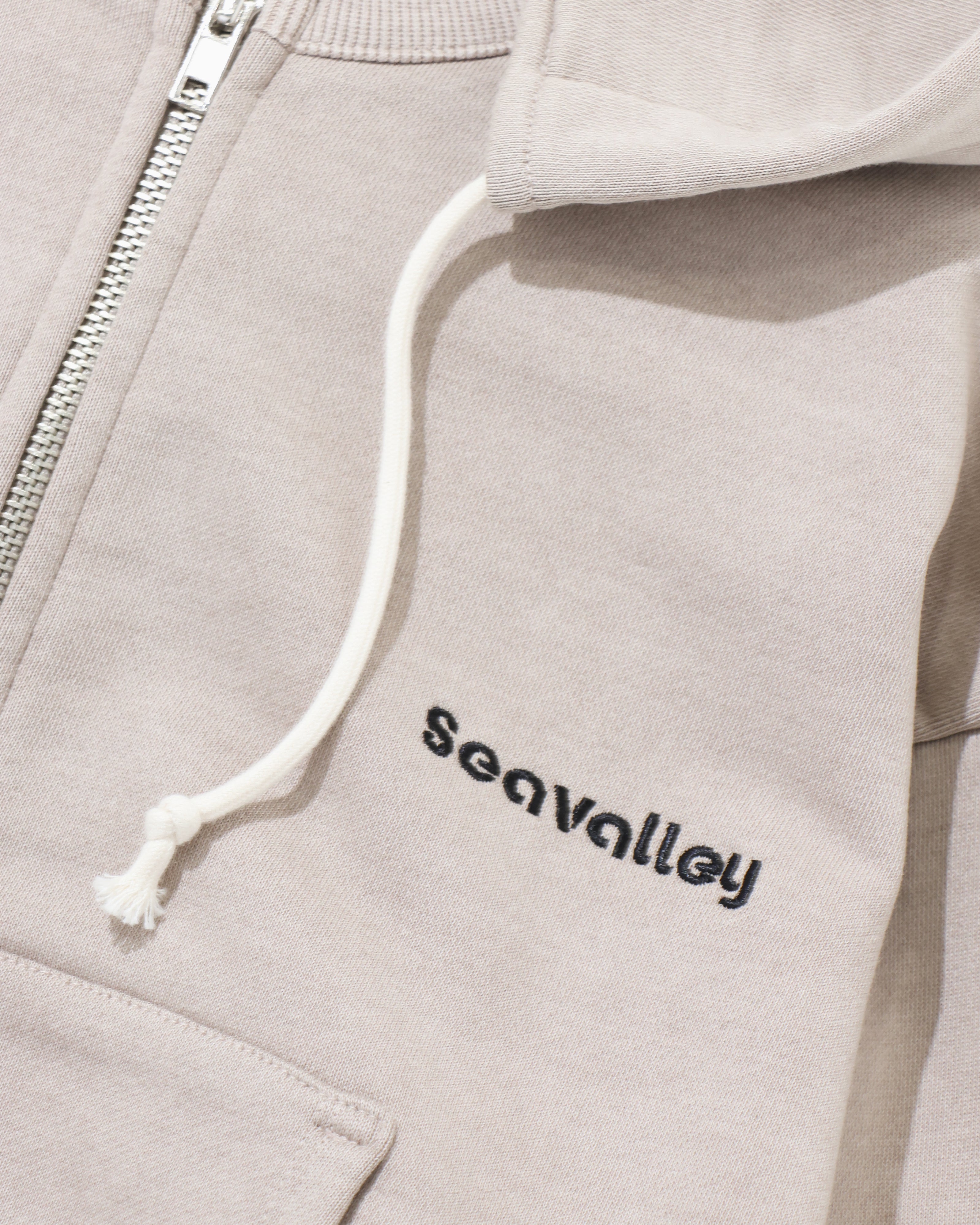 新品同様 SEA Seavalley フェードスウェット ジップフーディグレー 新品同様 SEA Seavalley フェードスウェット ジップフーディグレー