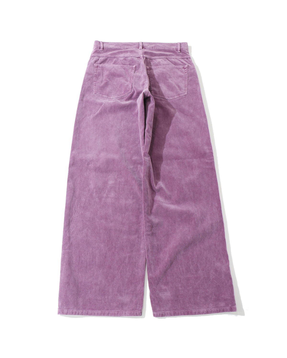GARMENT-DYED FINX CORDUROY 5P WIDE PANTS DUSTY PURPLE