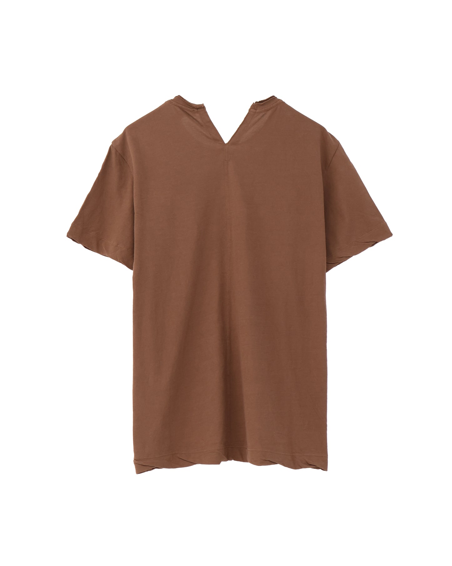 twisted cotton jersey basic-fit Tee