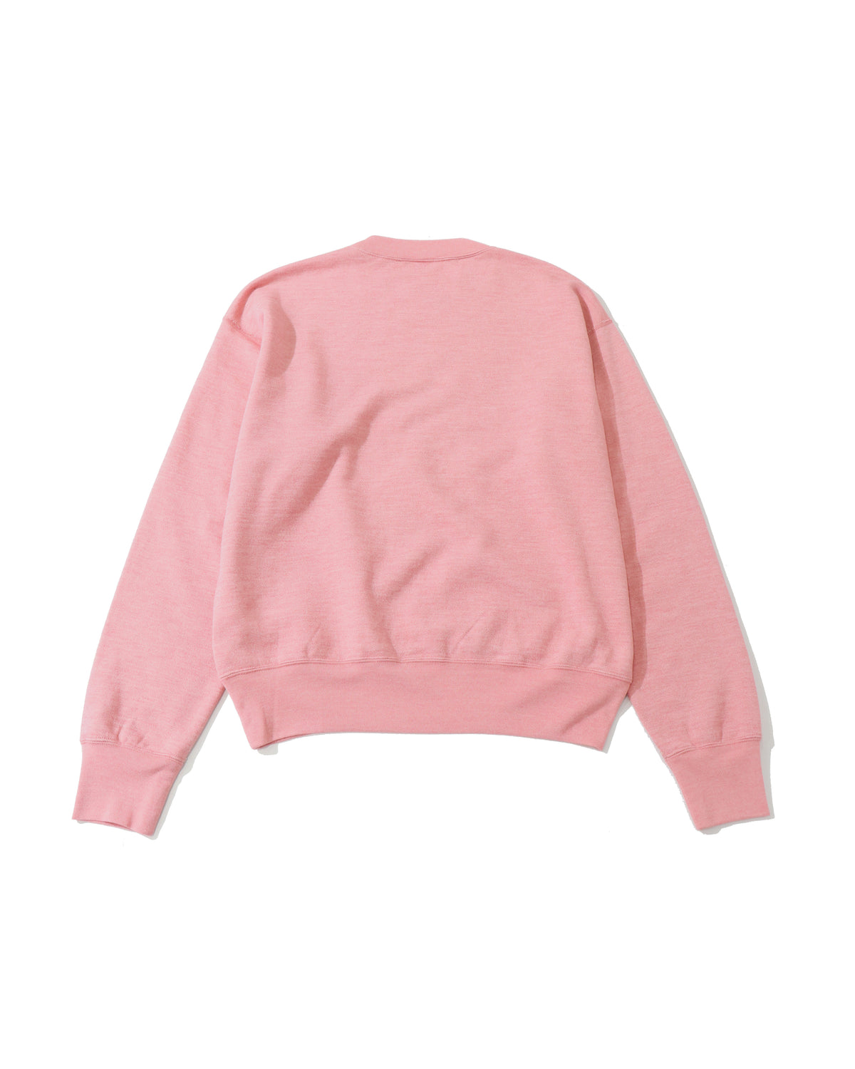 HIGH TWIST COMPACT SWEAT P/O TOP PINK