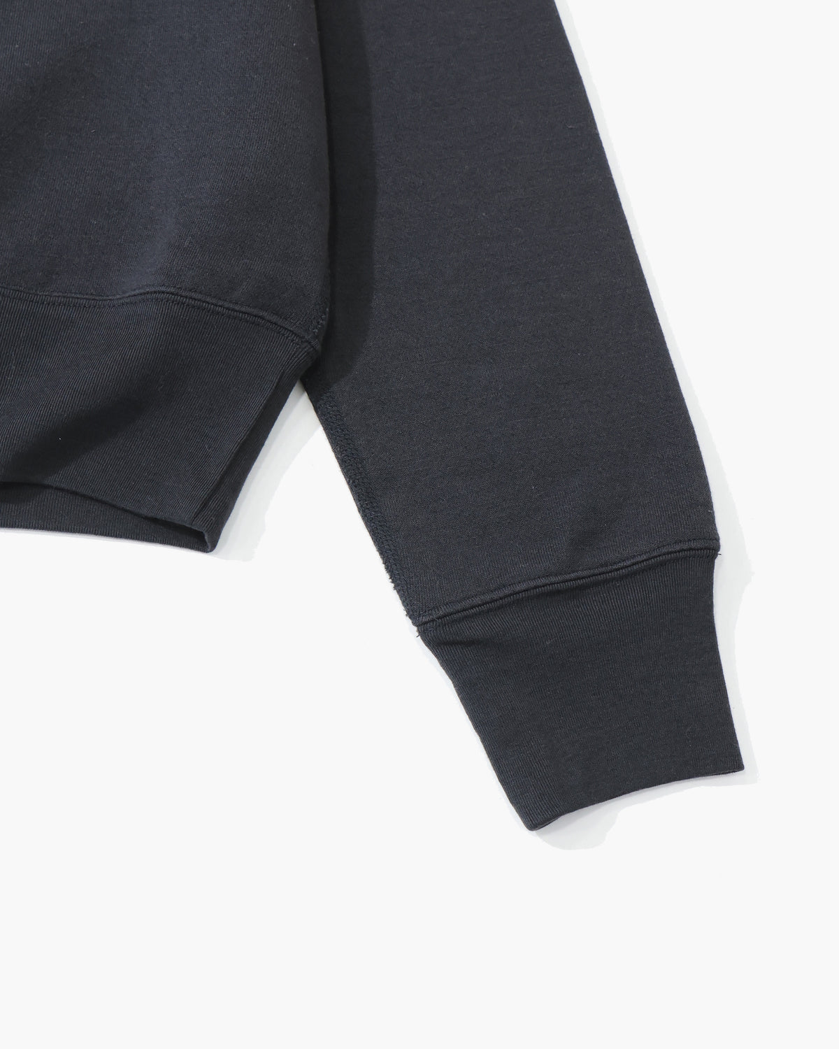 HIGH TWIST COMPACT SWEAT P/O INK BLACK
