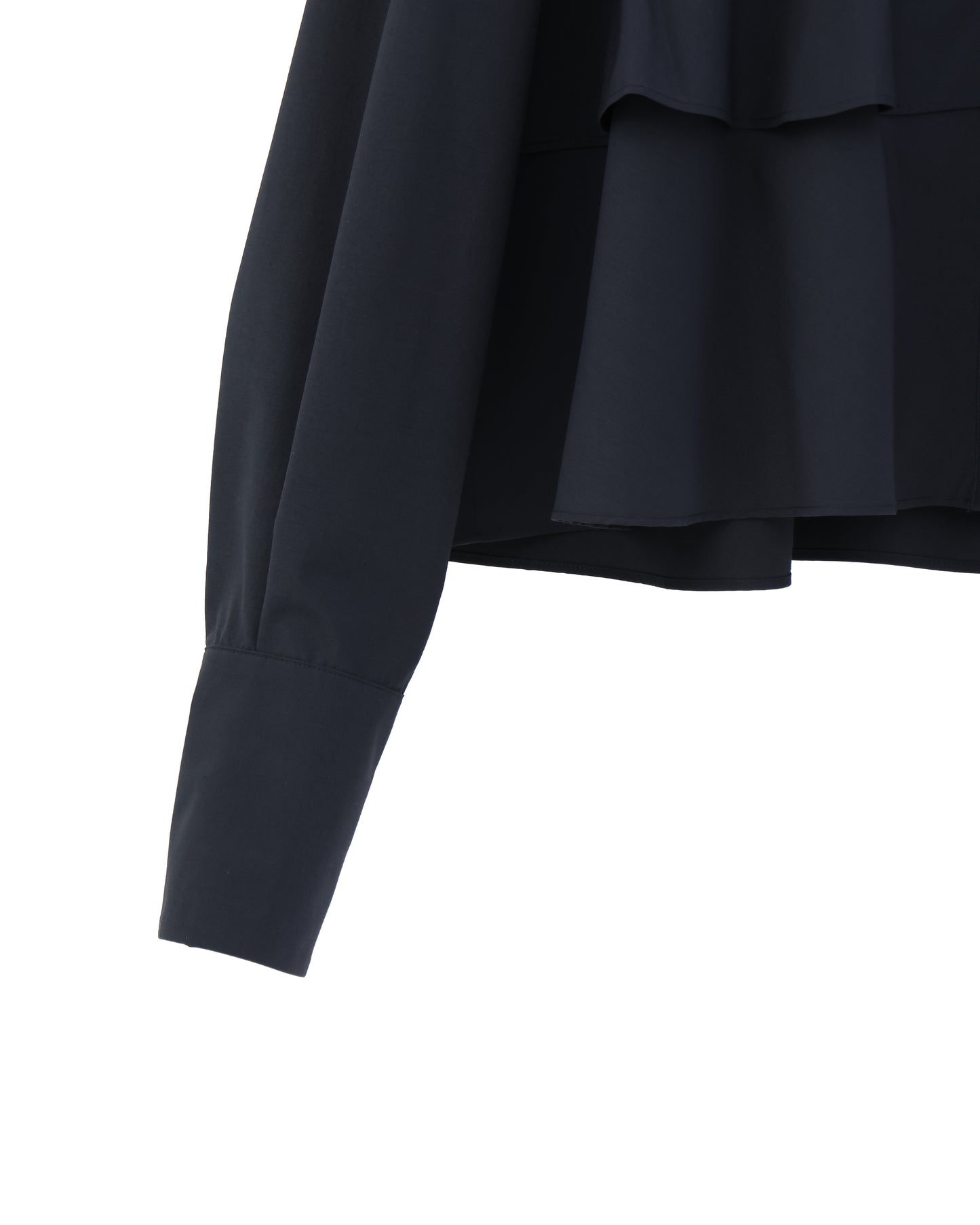 layered raffle blouse