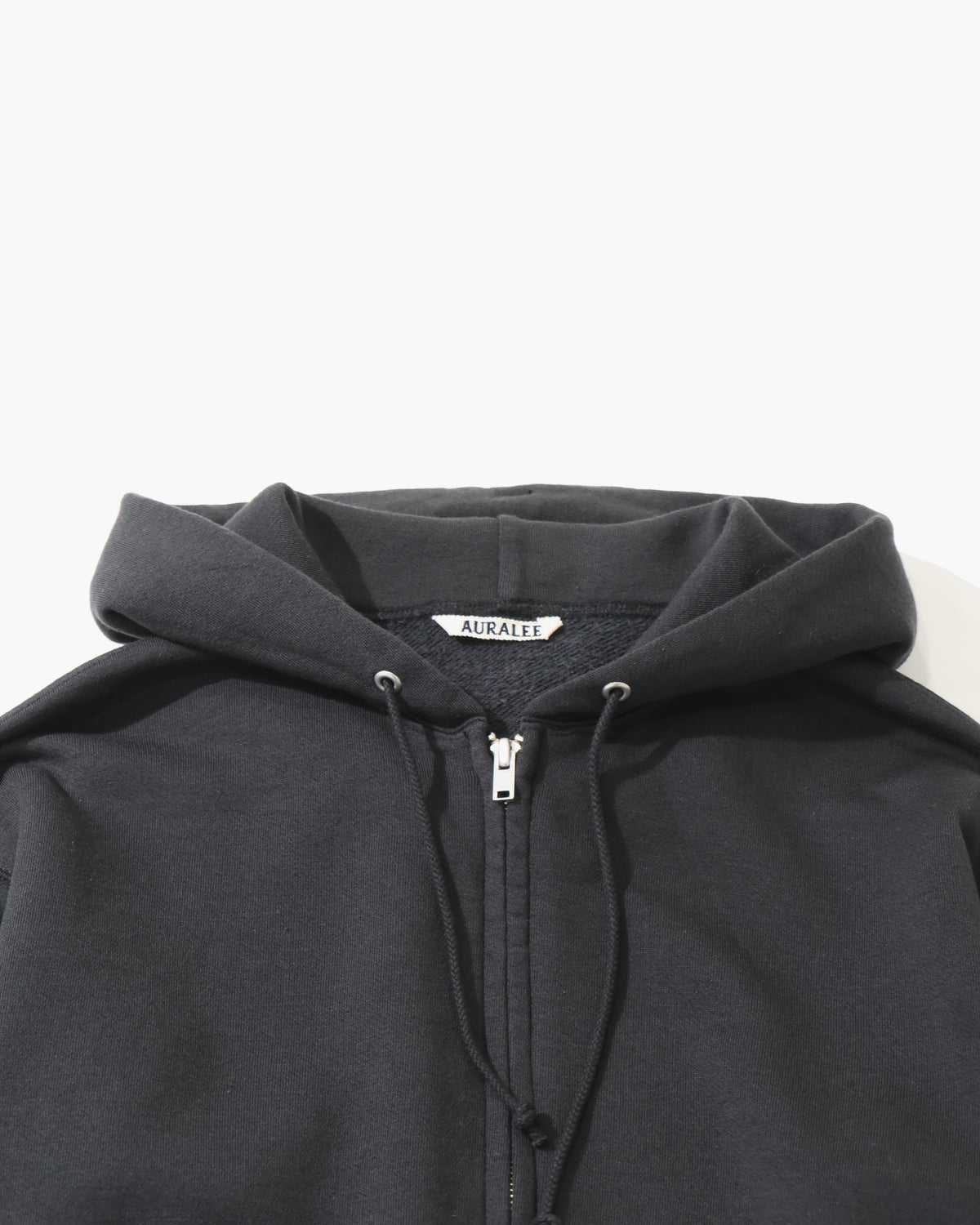HIGH TWIST COMPACT SWEAT ZIP PARKER INK BLACK