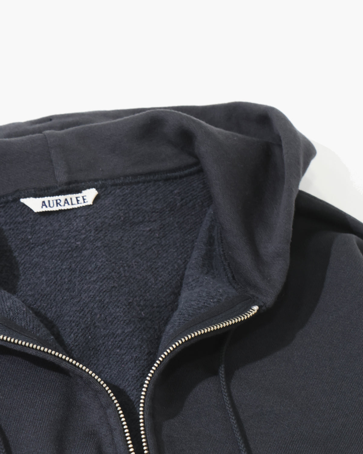 HIGH TWIST COMPACT SWEAT ZIP PARKER INK BLACK