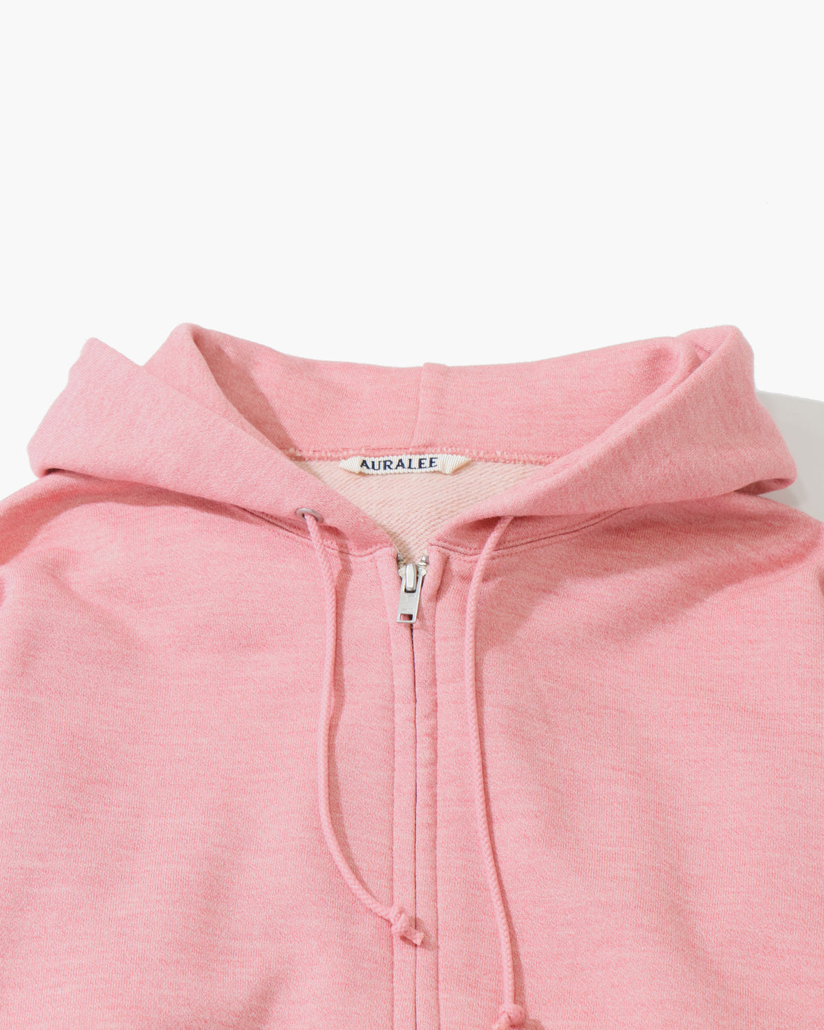 HIGH TWIST COMPACT SWEAT ZIP PARKER TOP PINK