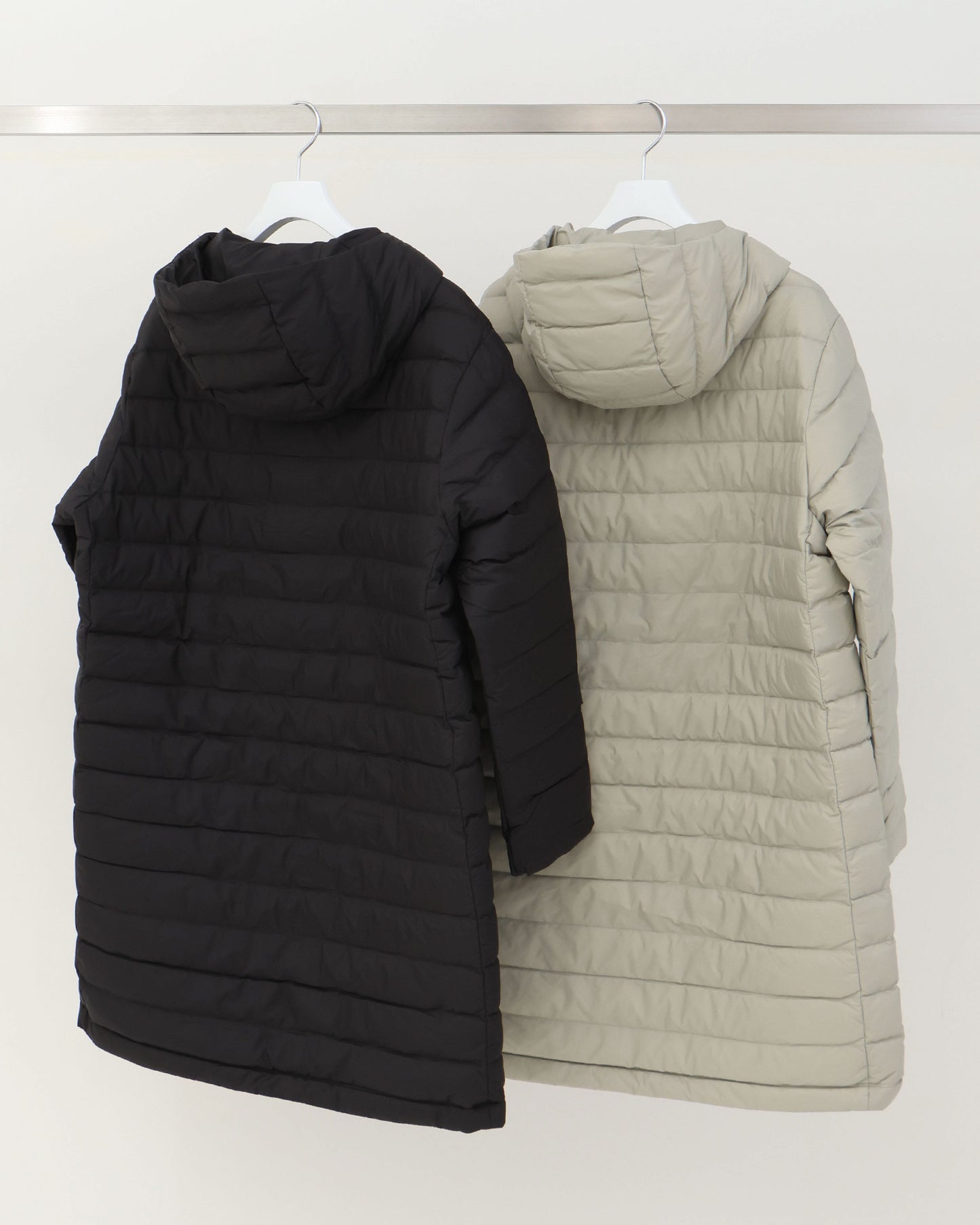 MIDDLE DOWN HOODED COAT