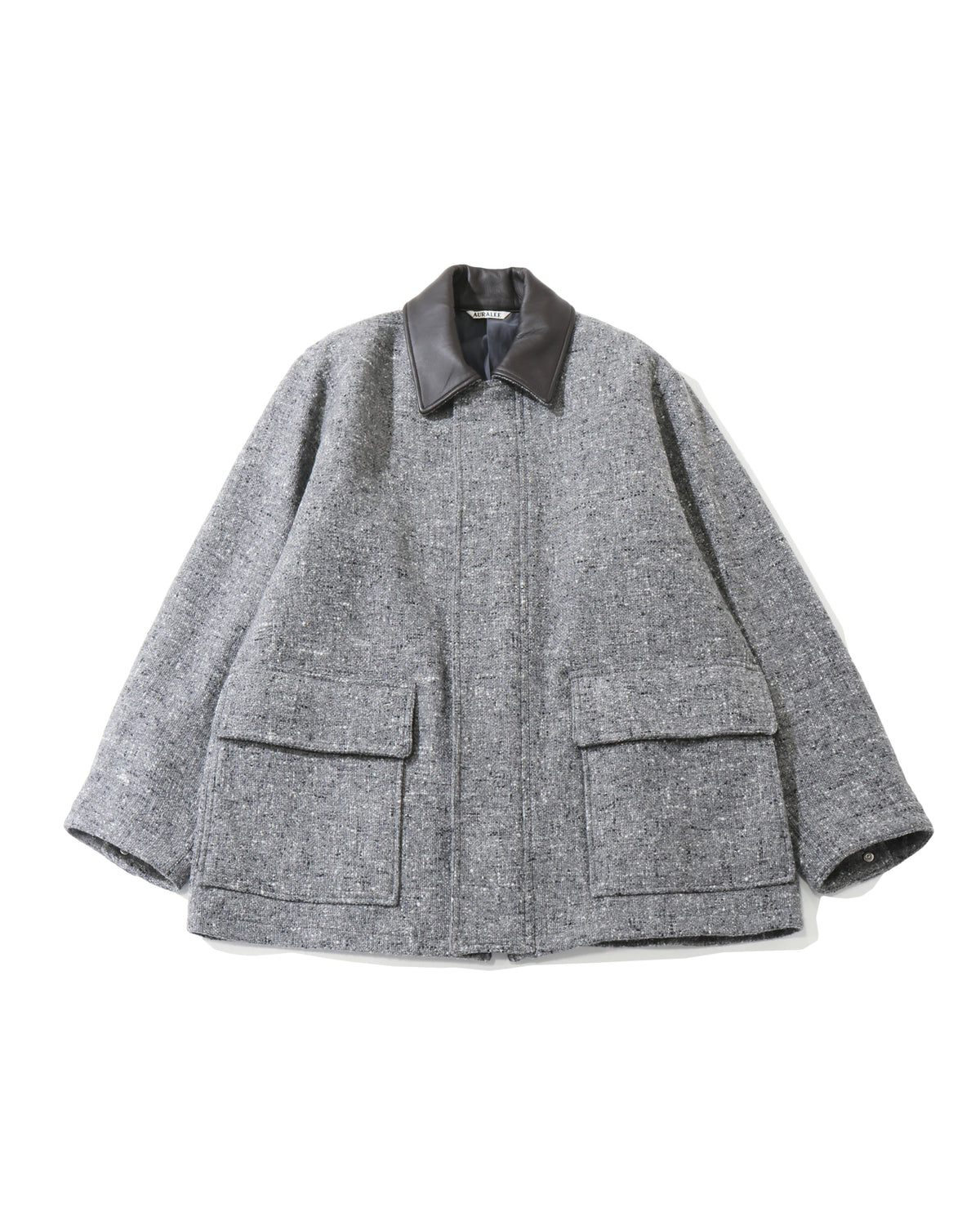 HOMESPUN TWEED ZIP BLOUSON