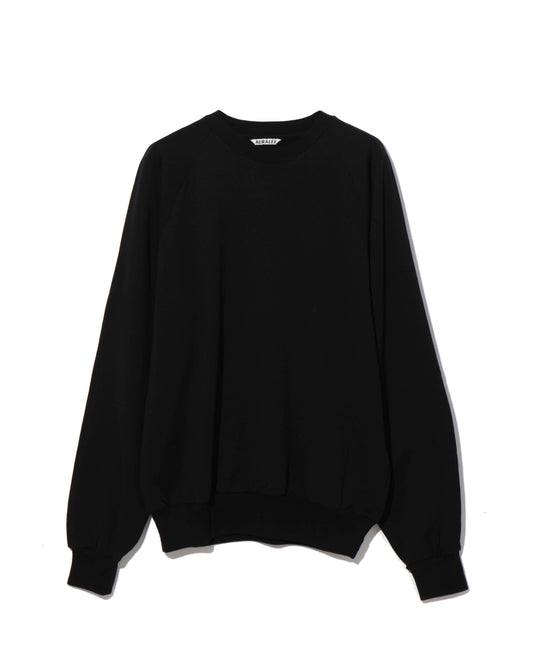 LIGHT WOOL SWEAT P/O BLACK