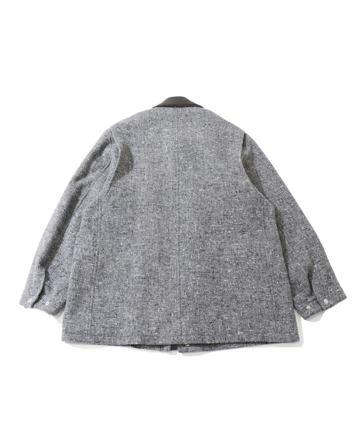 HOMESPUN TWEED ZIP BLOUSON