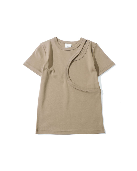 LAYERED SHORT-SLV TEE 12429