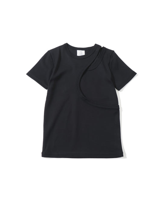 LAYERED SHORT-SLV TEE 12429