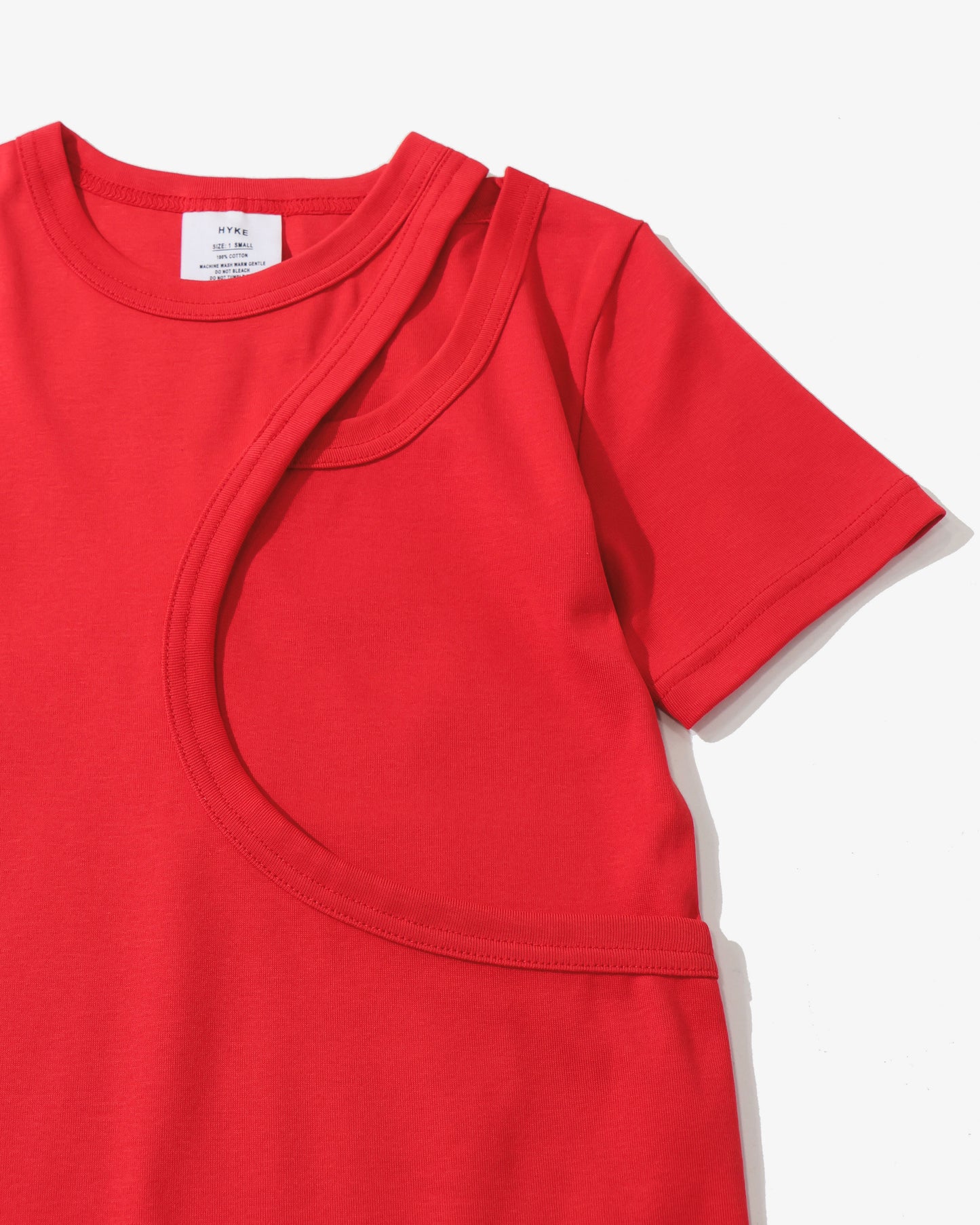 LAYERED SHORT-SLV TEE 12429