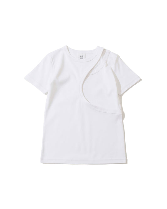 LAYERED SHORT-SLV TEE 12429