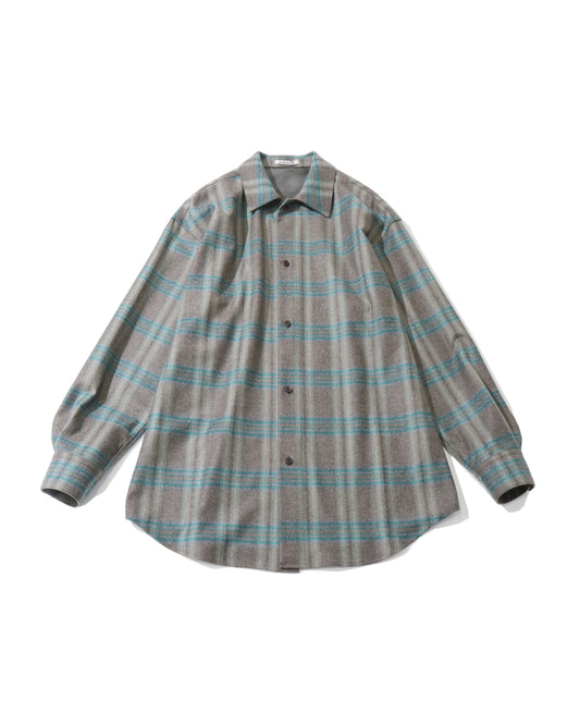WOOL FULLING FLANNEL SHIRT