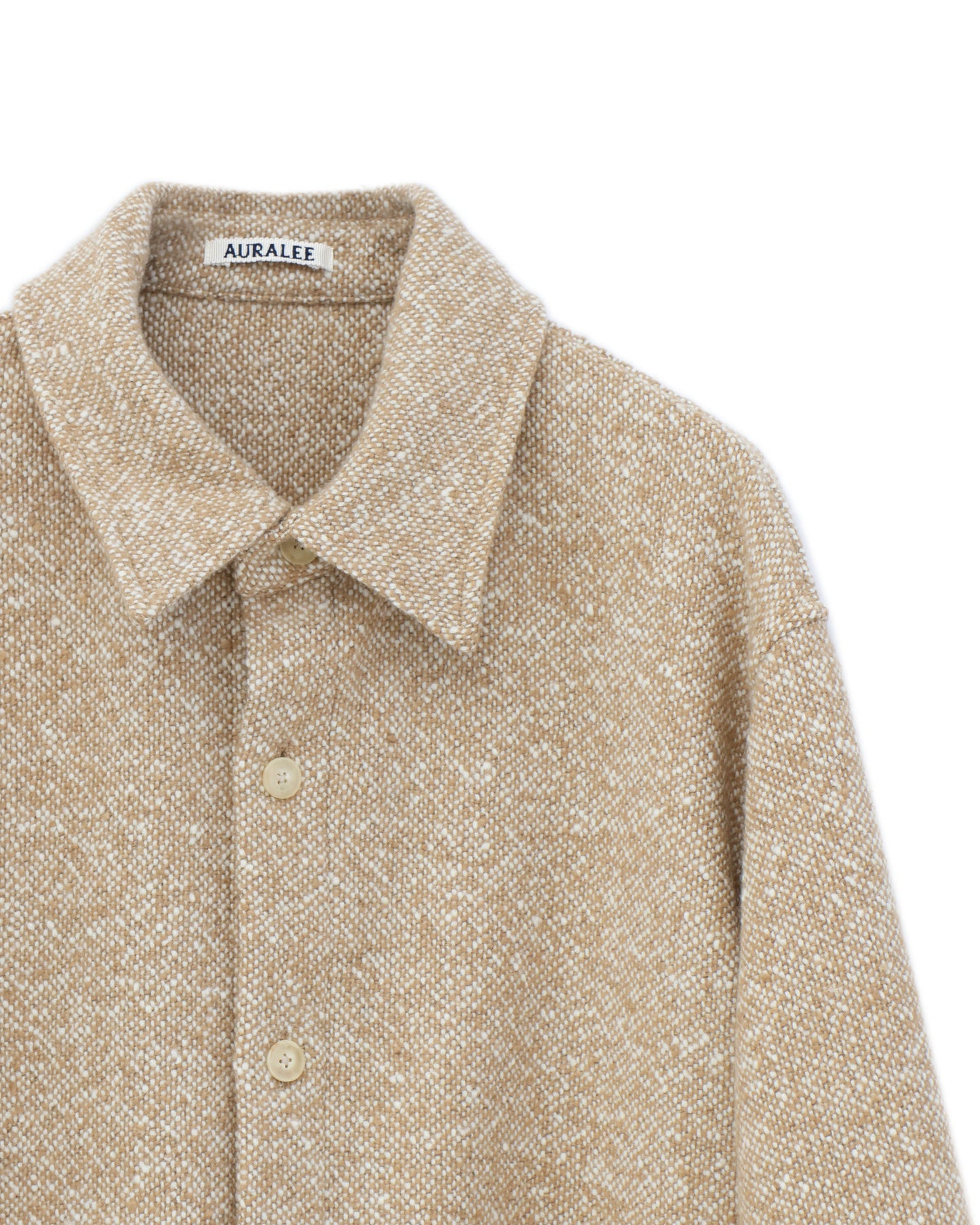 HOMESPUN TWEED SHIRT BLOUSON