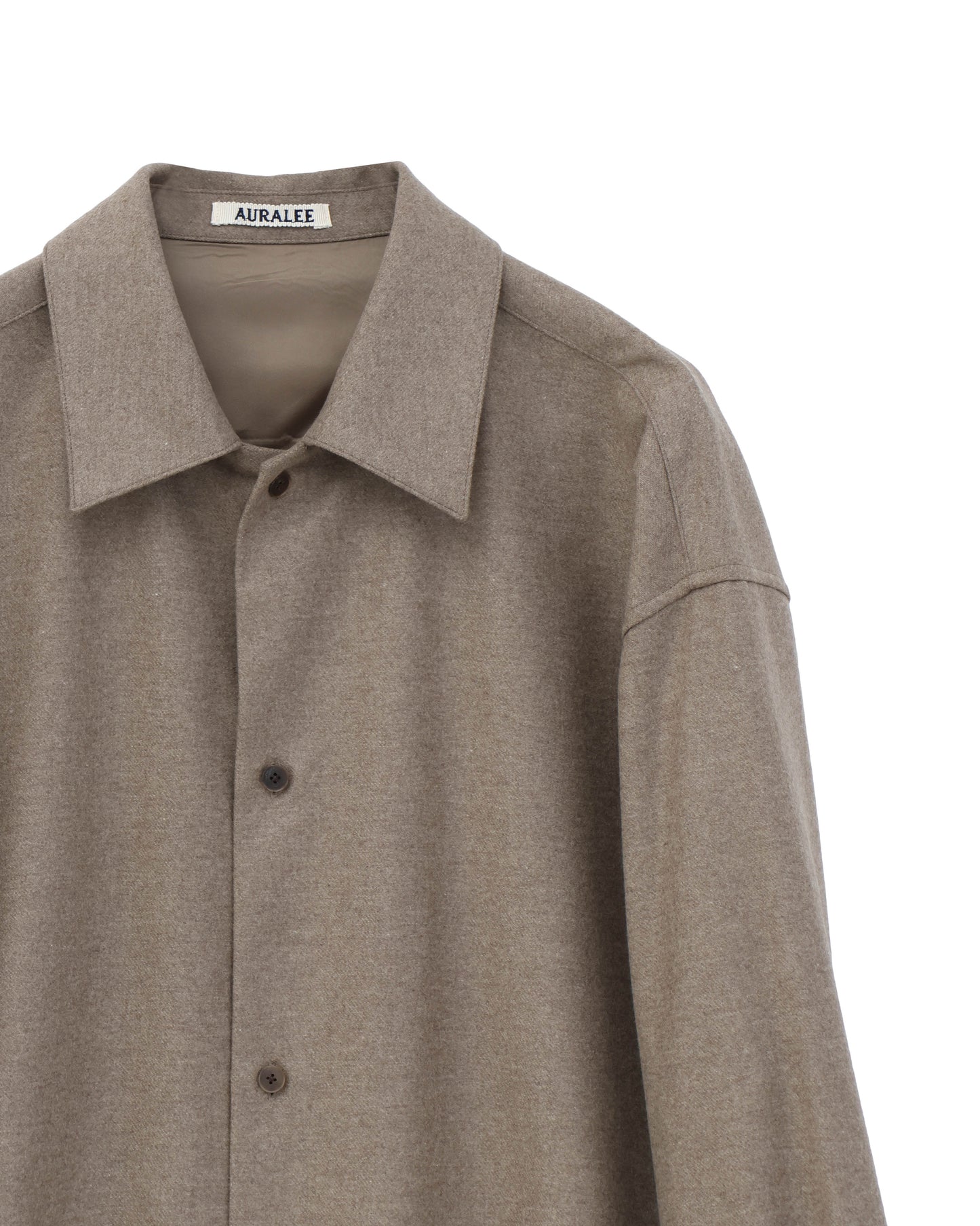 WOOL FULLING FLANNEL SHIRT