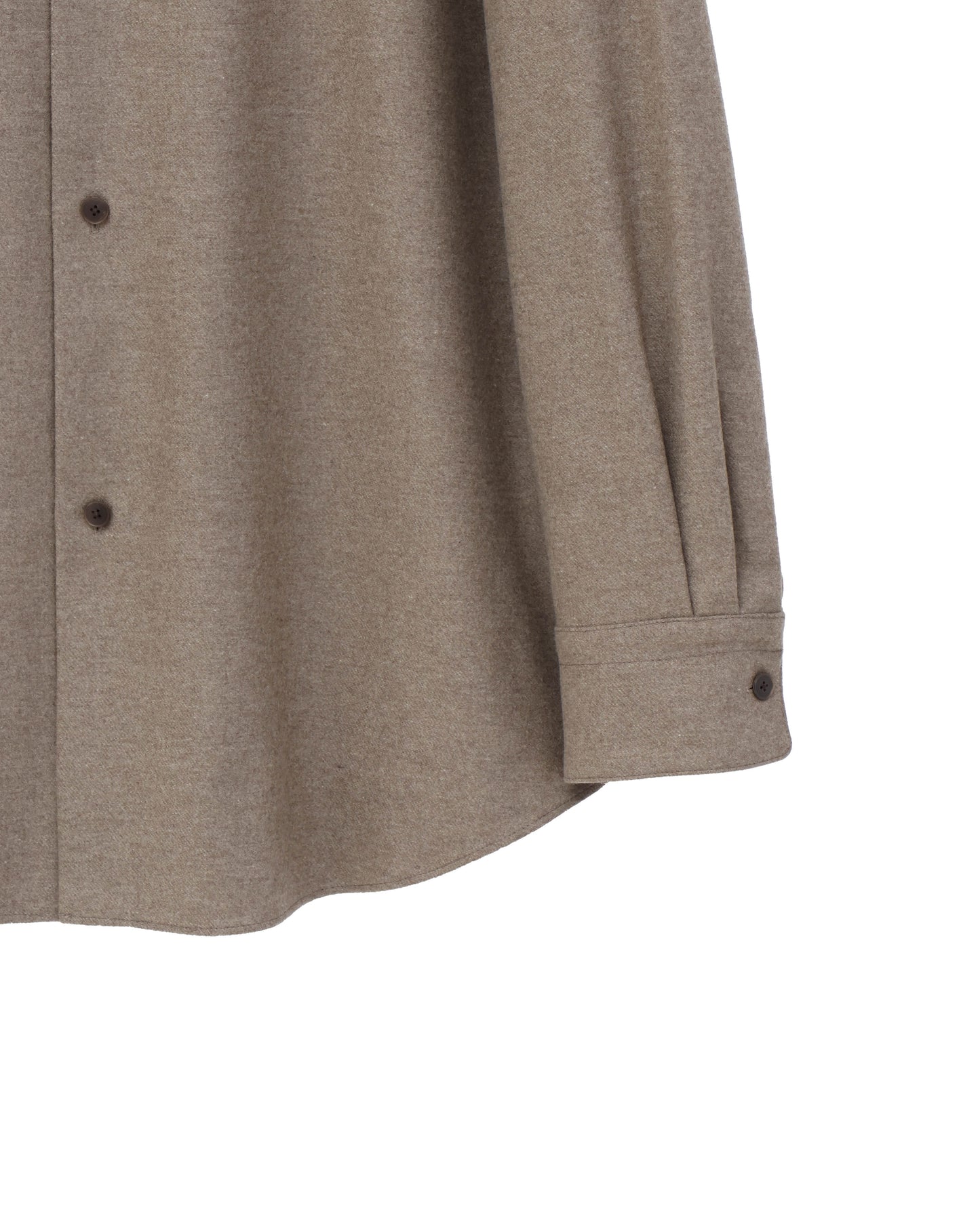 WOOL FULLING FLANNEL SHIRT
