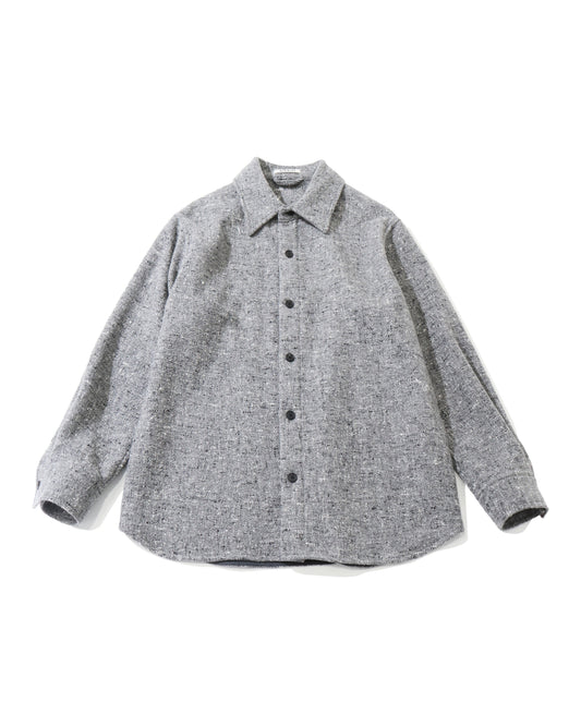 HOMESPUN TWEED SHIRT BLOUSON
