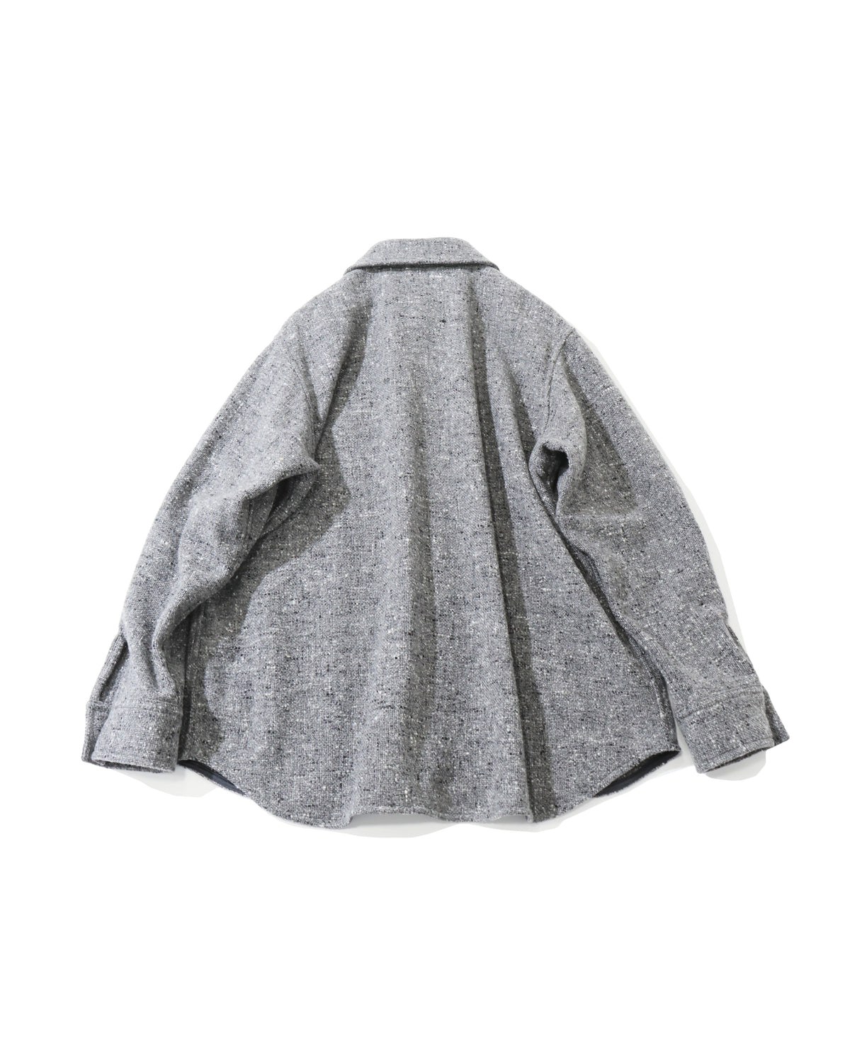 HOMESPUN TWEED SHIRT BLOUSON