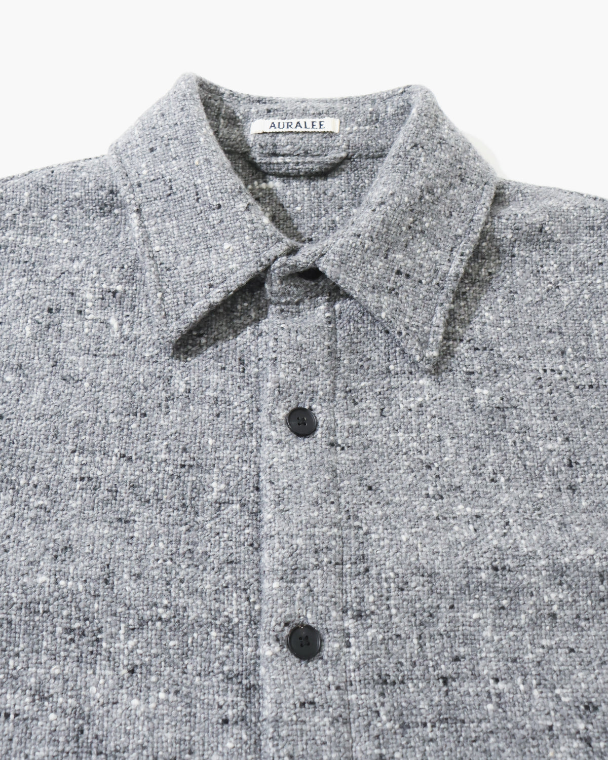 HOMESPUN TWEED SHIRT BLOUSON