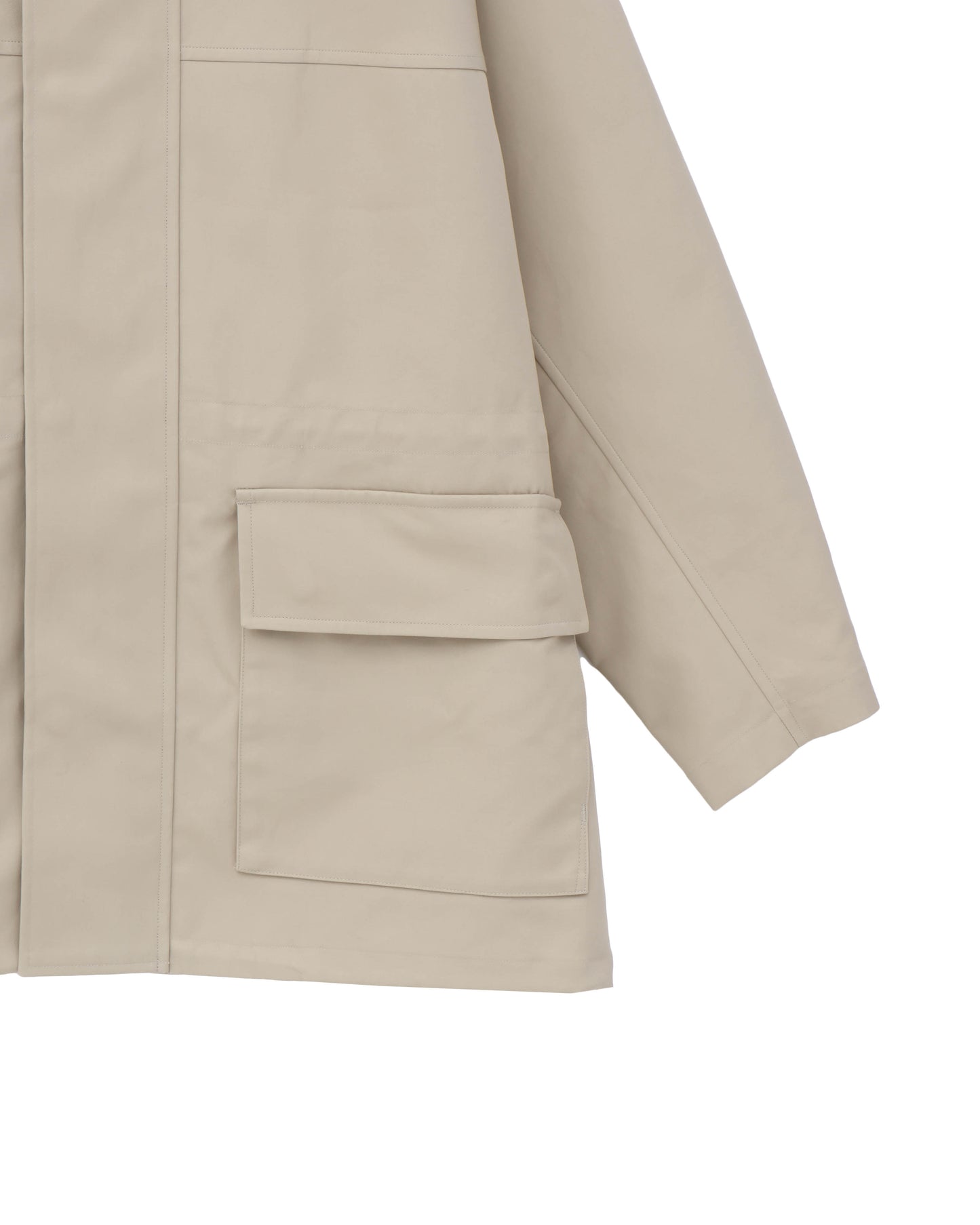 HIGH-DENSITY BONDED COTTON GABARDINE BLOUSON