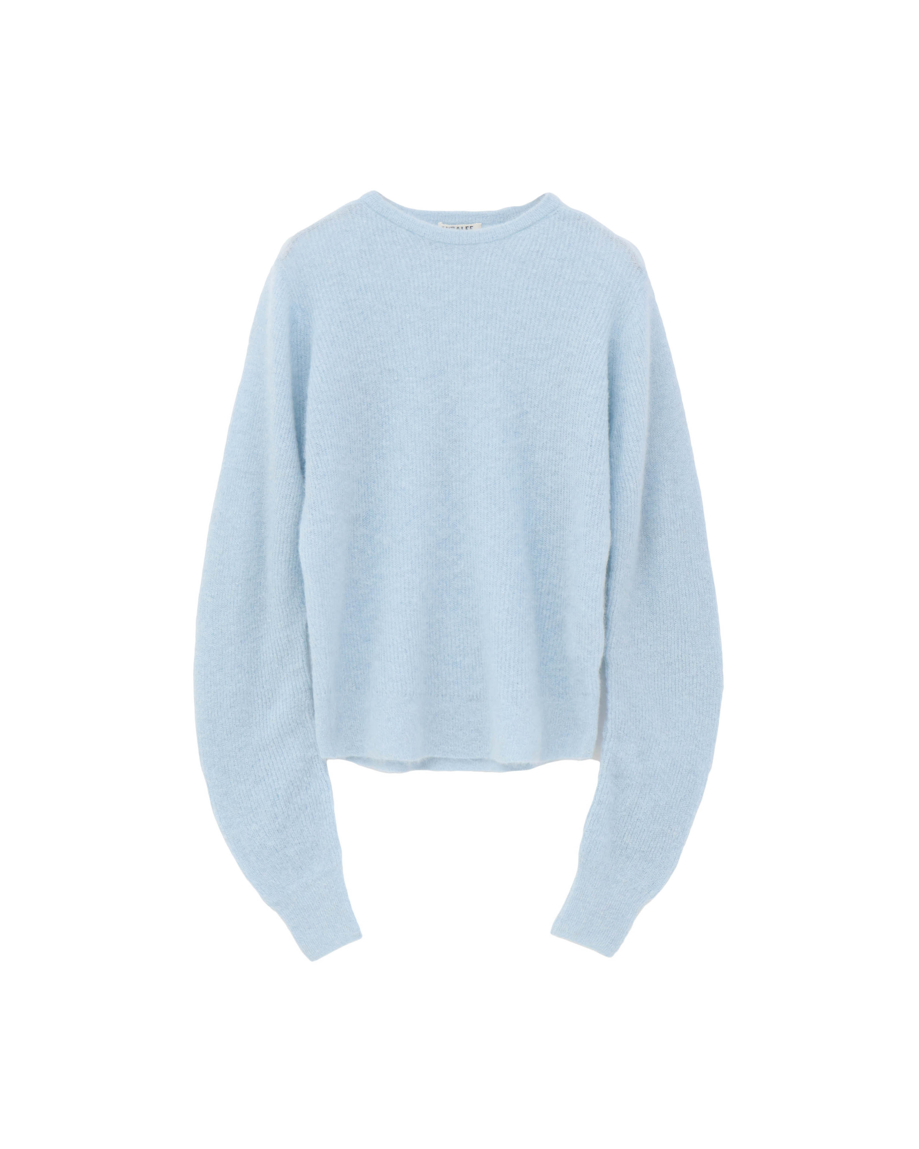 トップス AURALEE BABY SURI ALPACA SHEER KNIT P/O Namu Shop - Auralee Baby Suri Alpaca Sheer Knit P/O - Purple