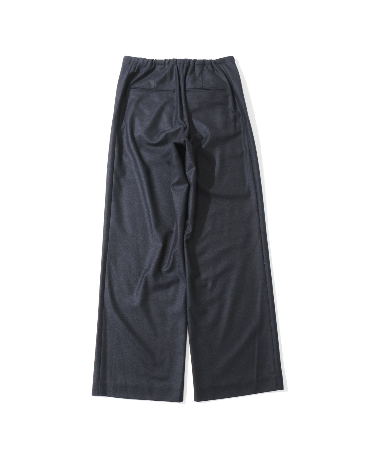 WOOL FULLING FLANNEL DRAWSTRING PANTS