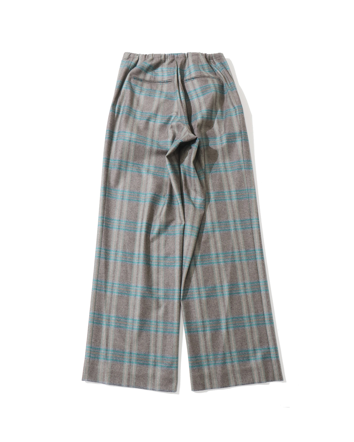 WOOL FULLING FLANNEL DRAWSTRING PANTS