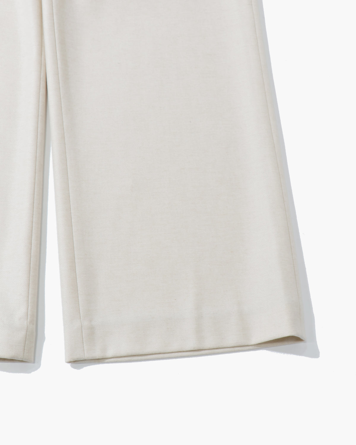 WOOL FULLING FLANNEL DRAWSTRING PANTS