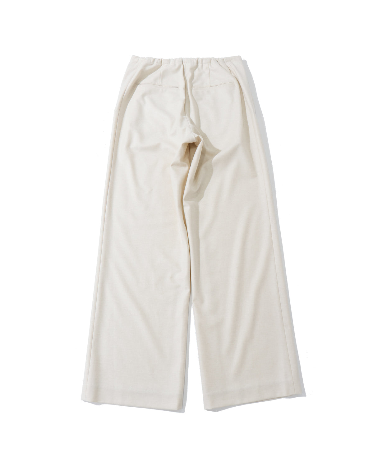WOOL FULLING FLANNEL DRAWSTRING PANTS