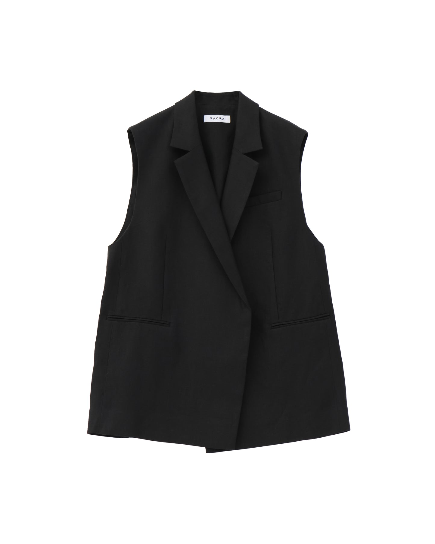 LINEN TWILL GILET