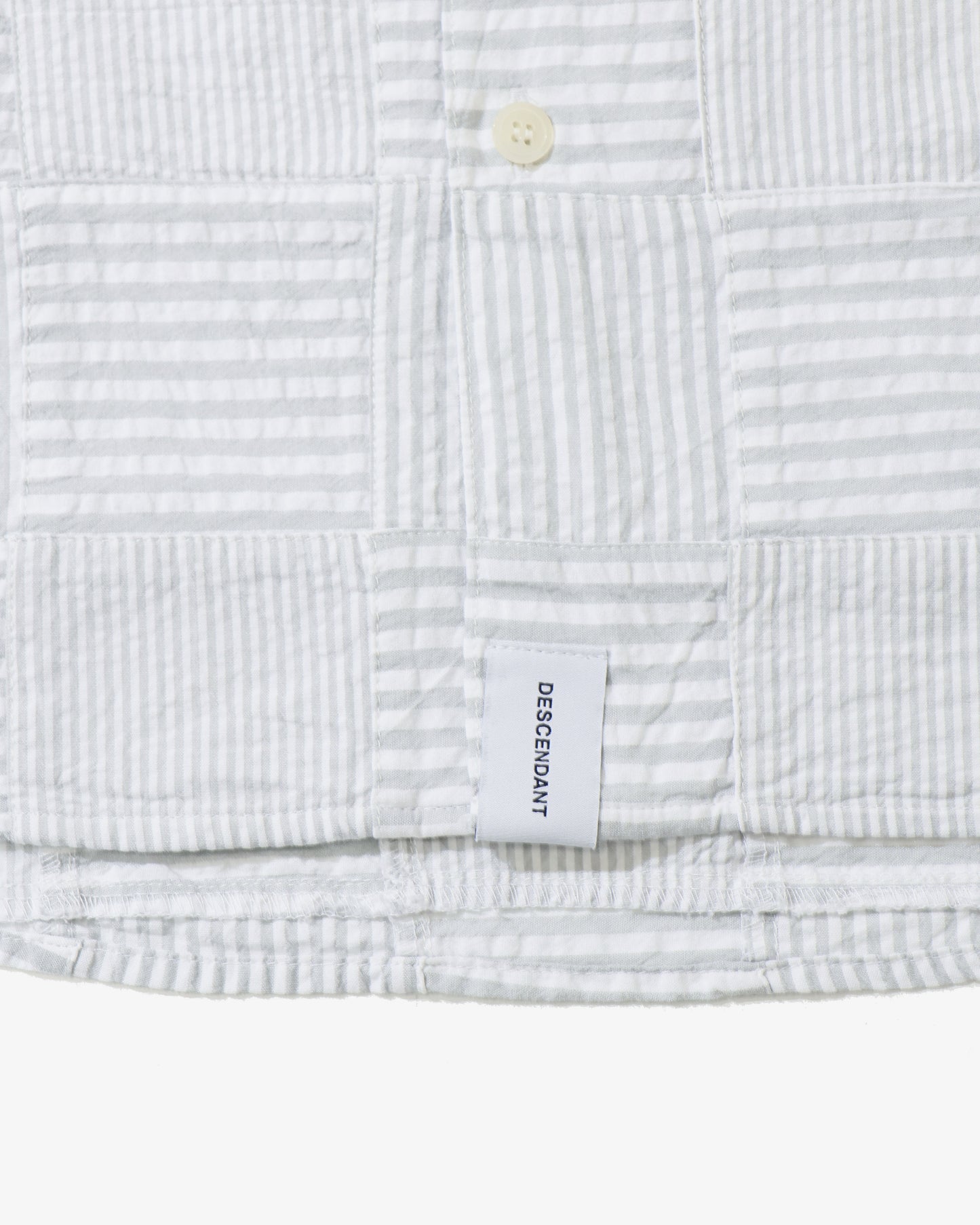 MILPITAS PATCHWORK LS SHIRT  GRAY