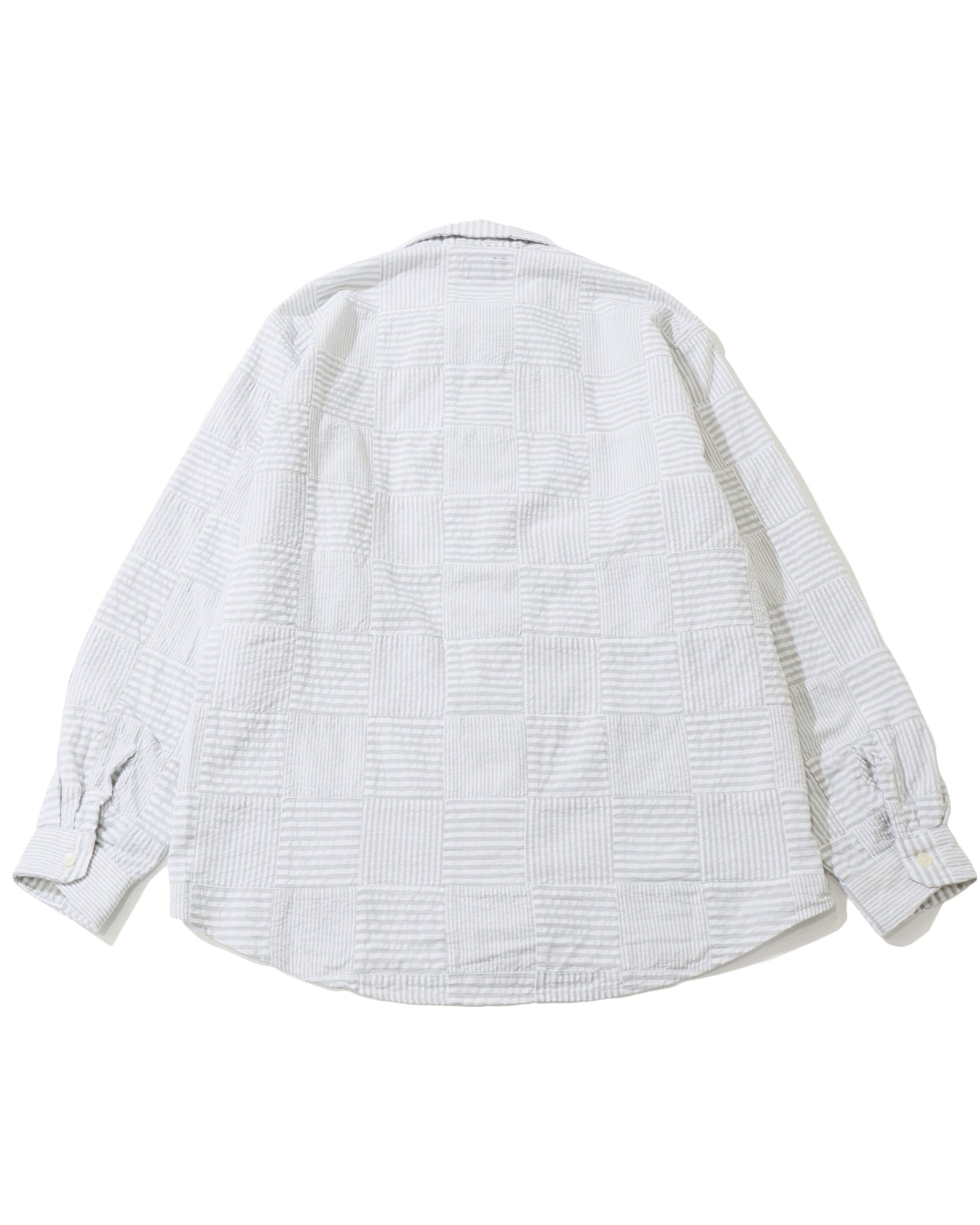 MILPITAS PATCHWORK LS SHIRT  GRAY