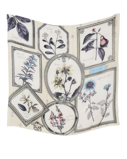 コットンシルクストール120 - フレームフラワー