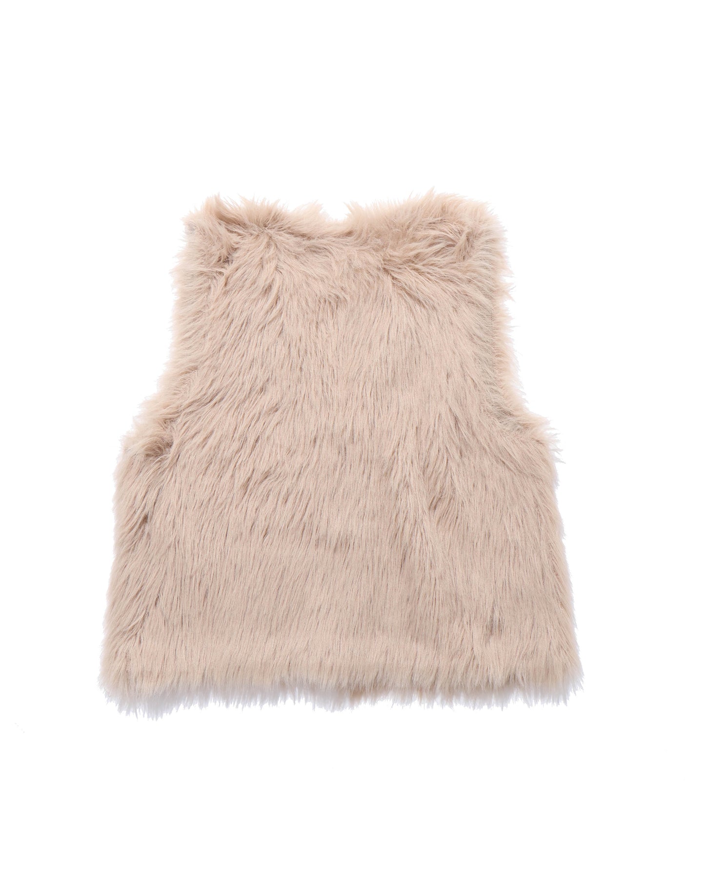 shaggy knit 2way vest