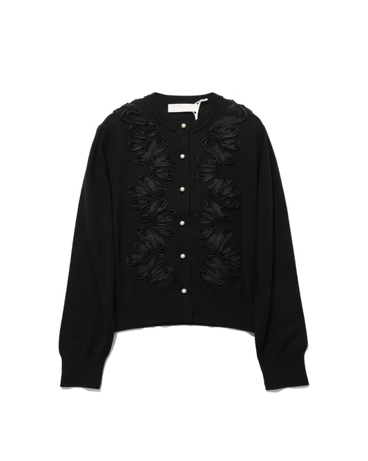 code embroidery cardigan