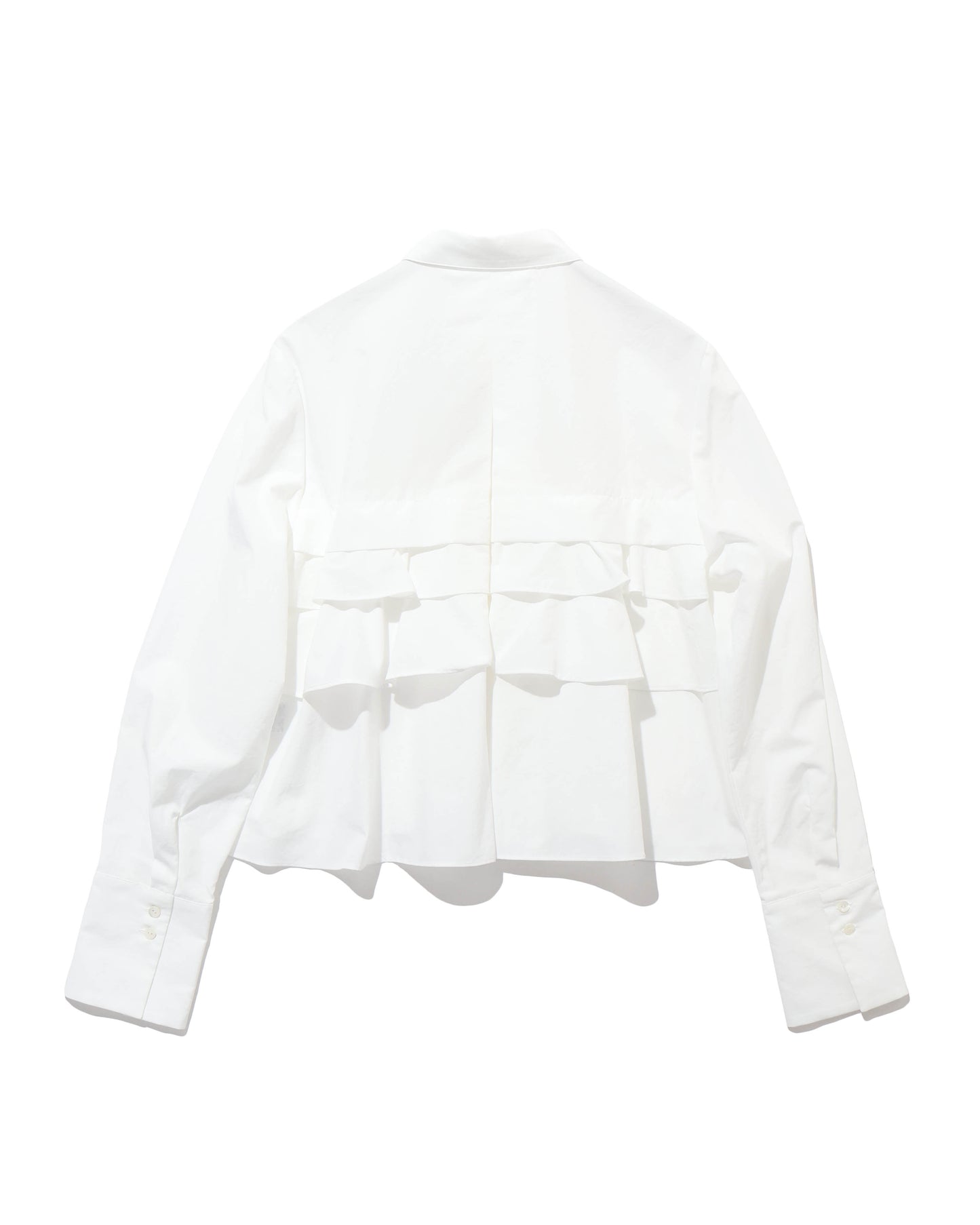 layered raffle blouse