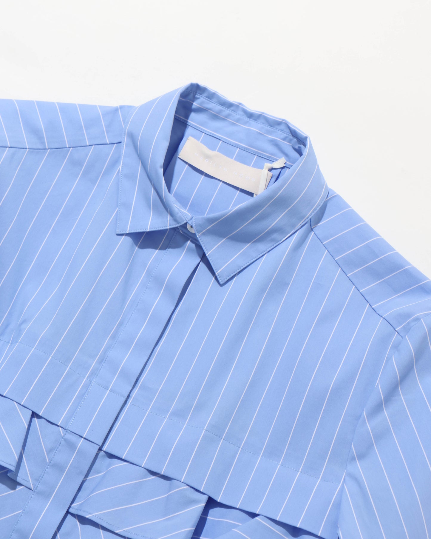 layered raffle blouse