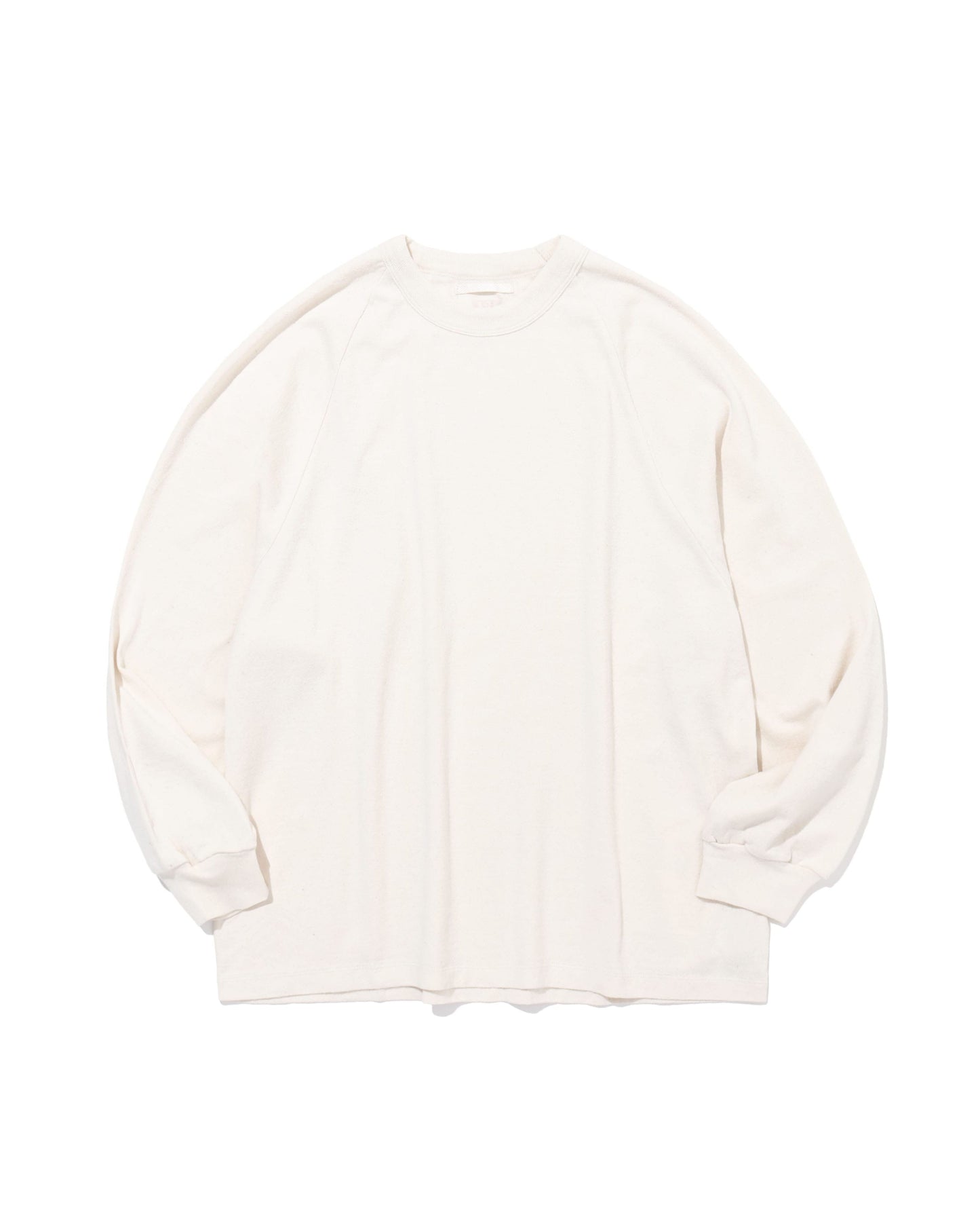 Co/Silk Nep Raglan Tee Ivory