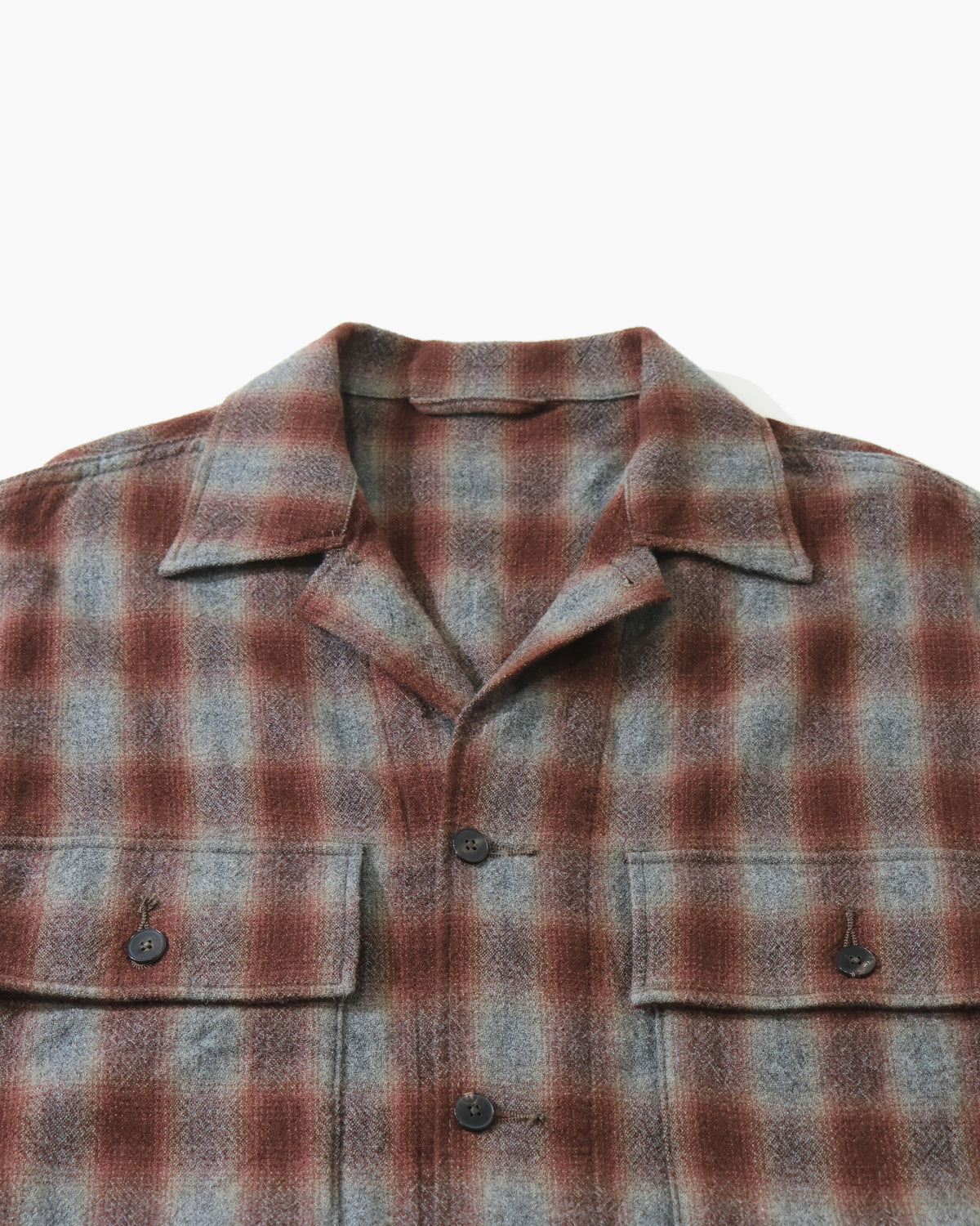 Alpaca Wool Field Shirt Jacket GREY