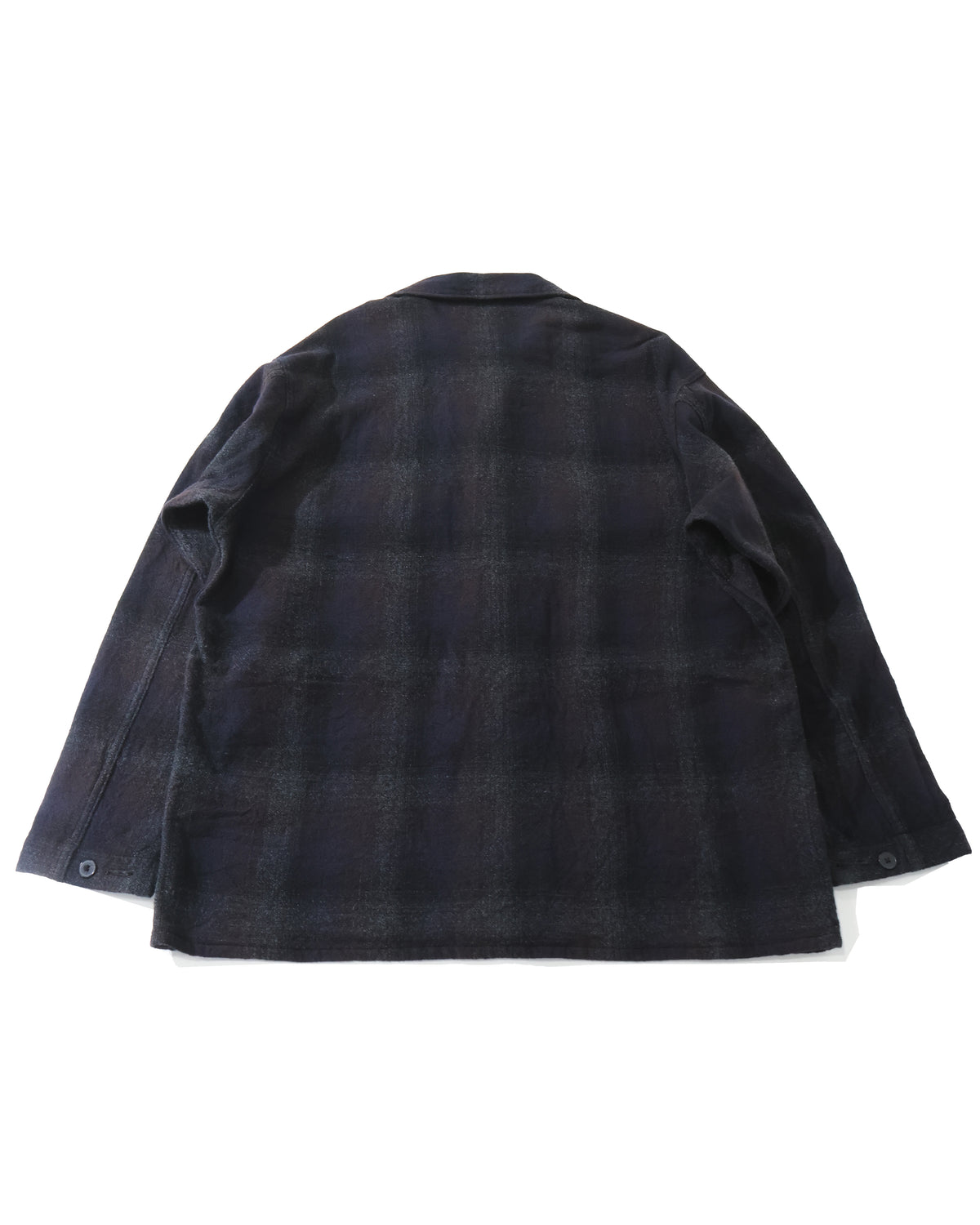 Alpaca Wool Field Shirt Jacket DARK NAVY