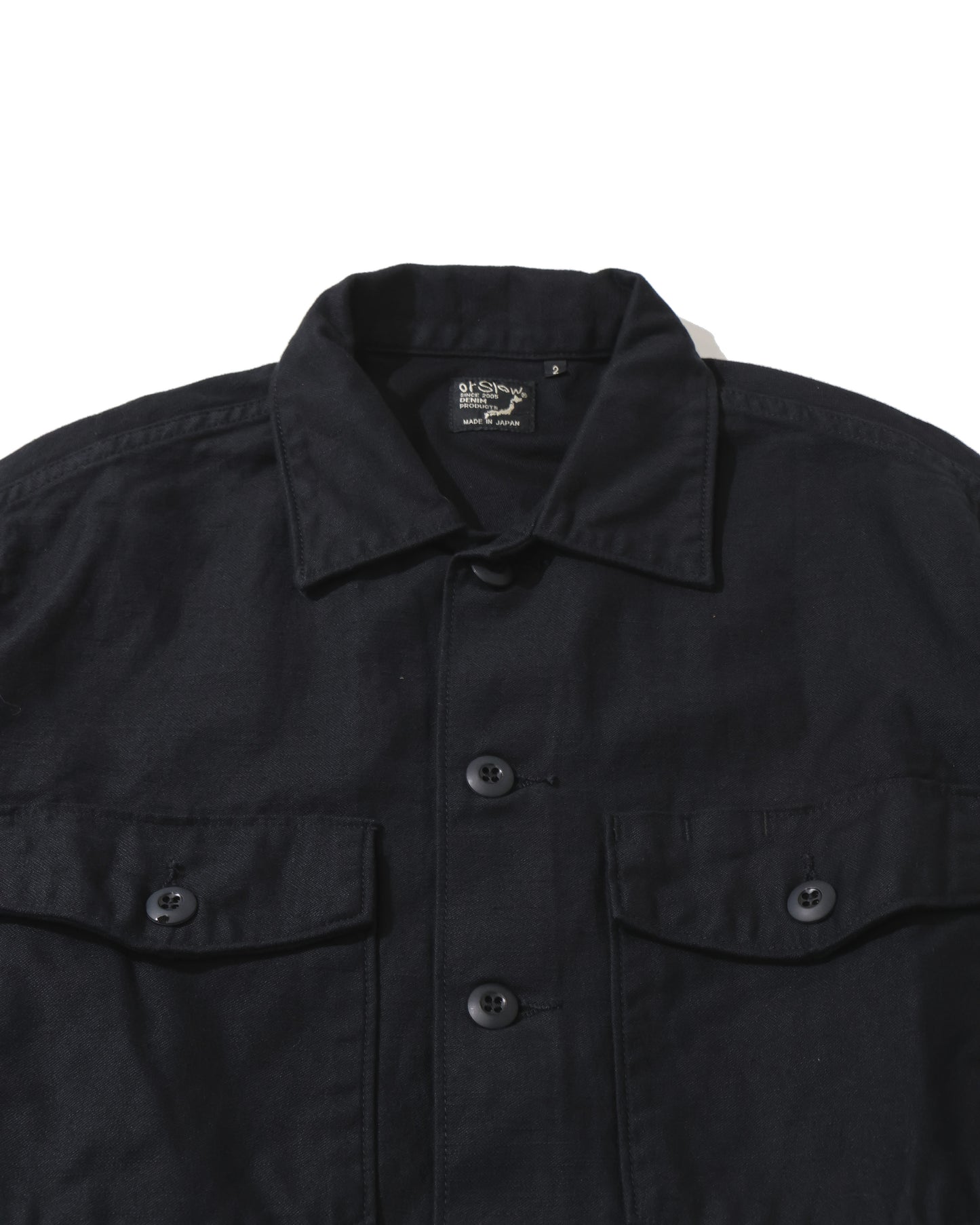 US ARMY FATIGUE SHIRT BLACK