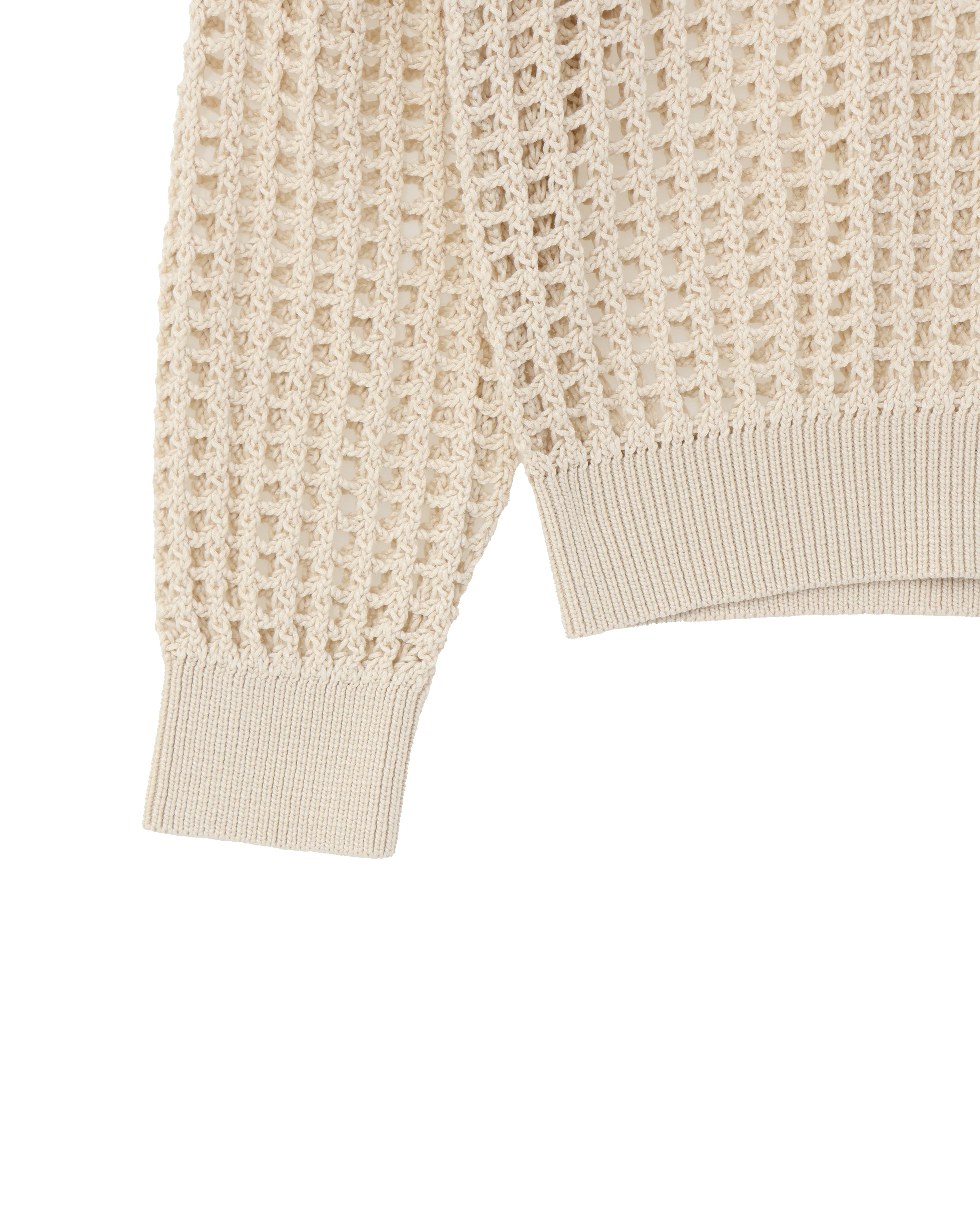 【hyke】2024SS　CROCHETED SWEATER hyke】2024SS CROCHETED SWEATER