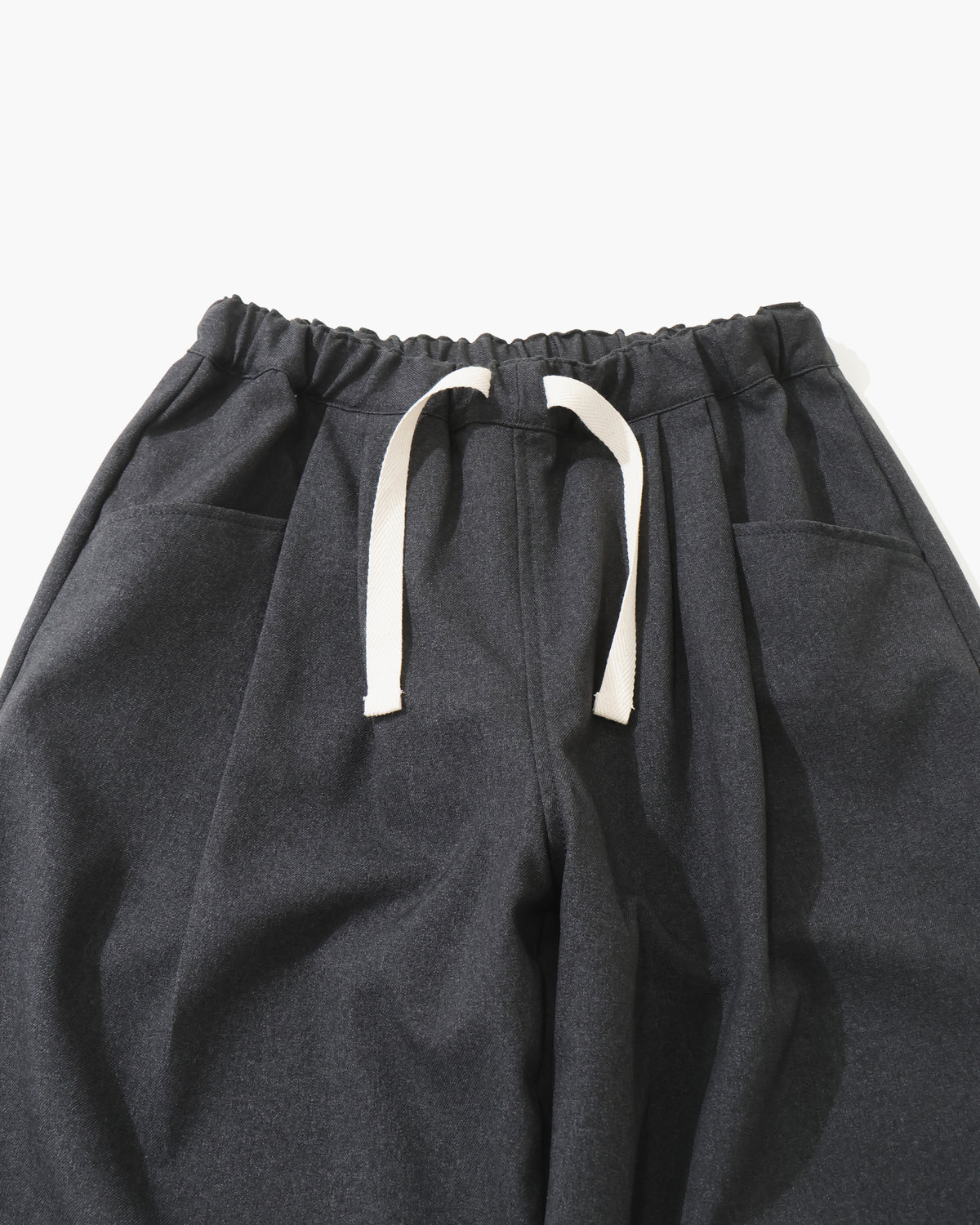 FLANNEL TUCK EASY PANTS