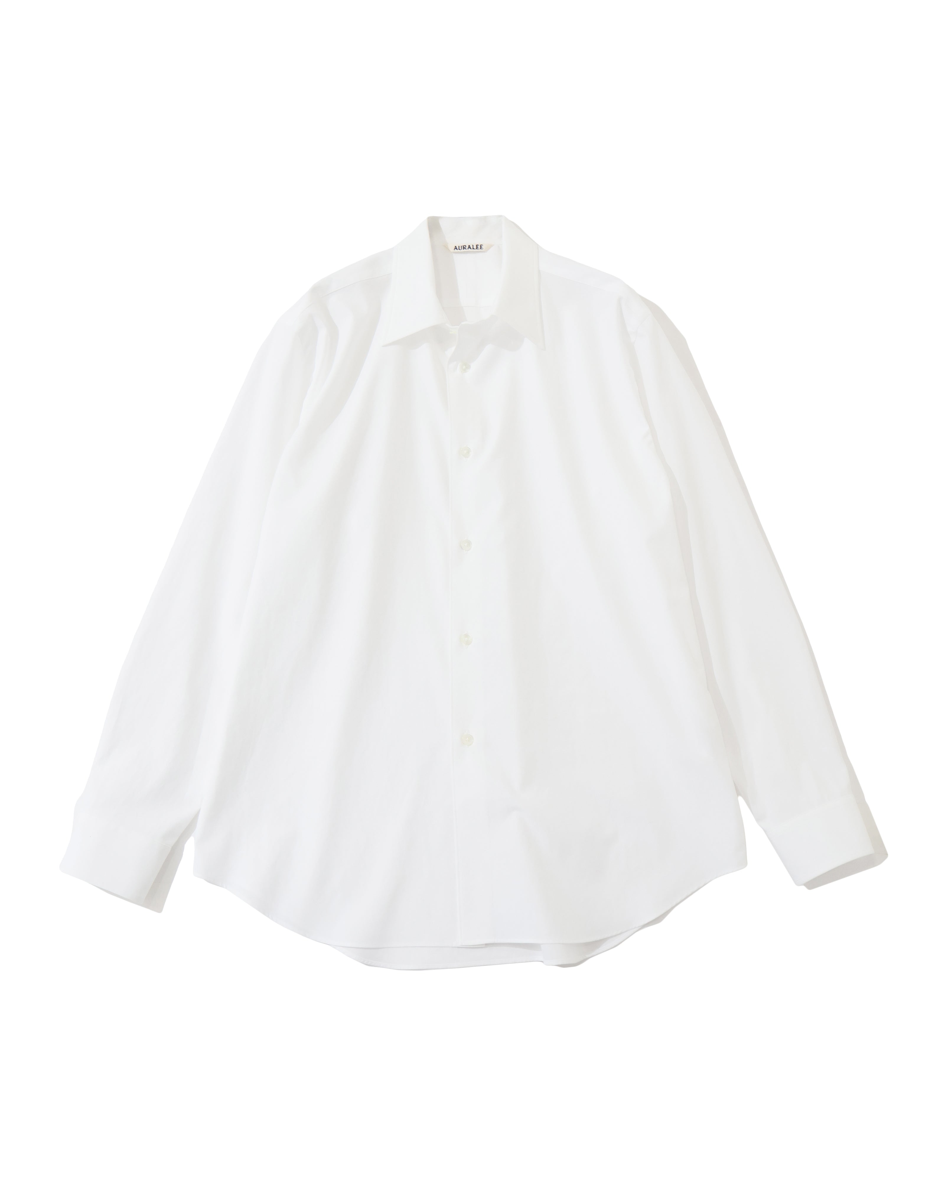 WASHED FINX TWILL SHIRT WHITE – TIME AFTER TIME
