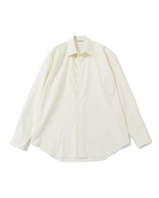 WASHED FINX TWILL SHIRT VANILLA